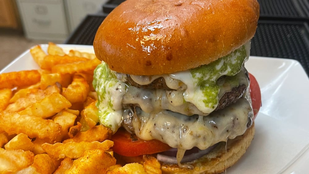 MONSTER BURGERS +Fries & 12oz Drink