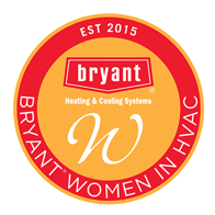 Bryant Women In HVAC Logo