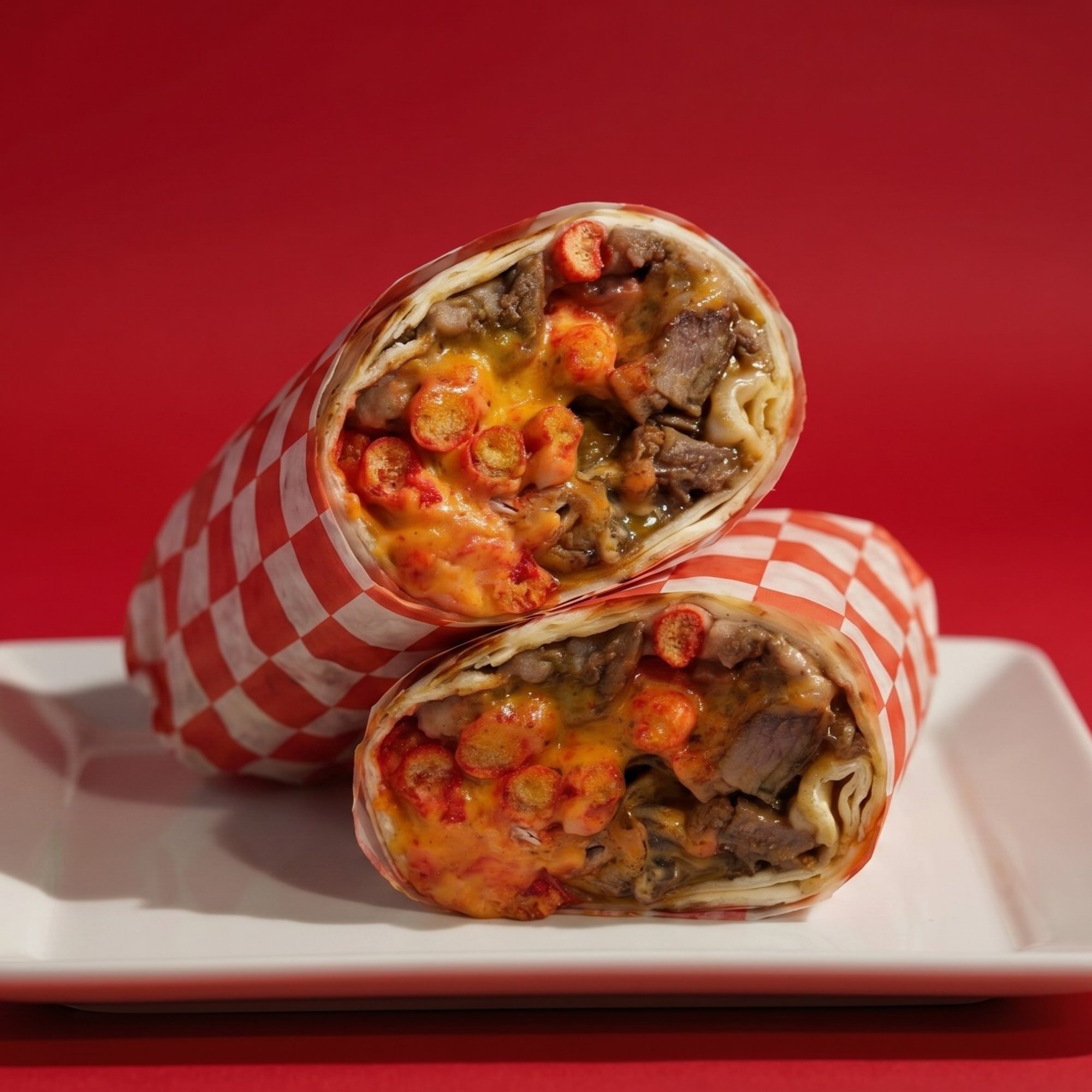 Hot Cheetos Burrito