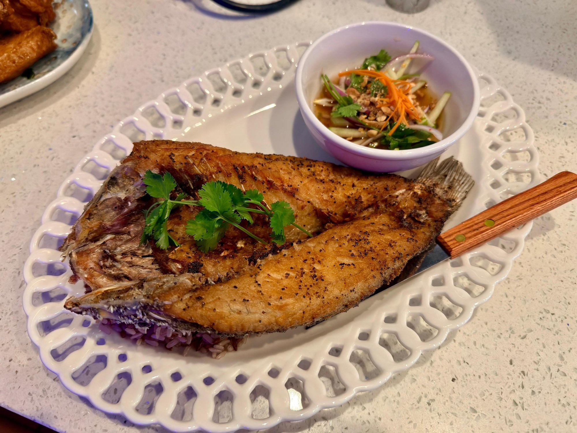 Crispy Branzino