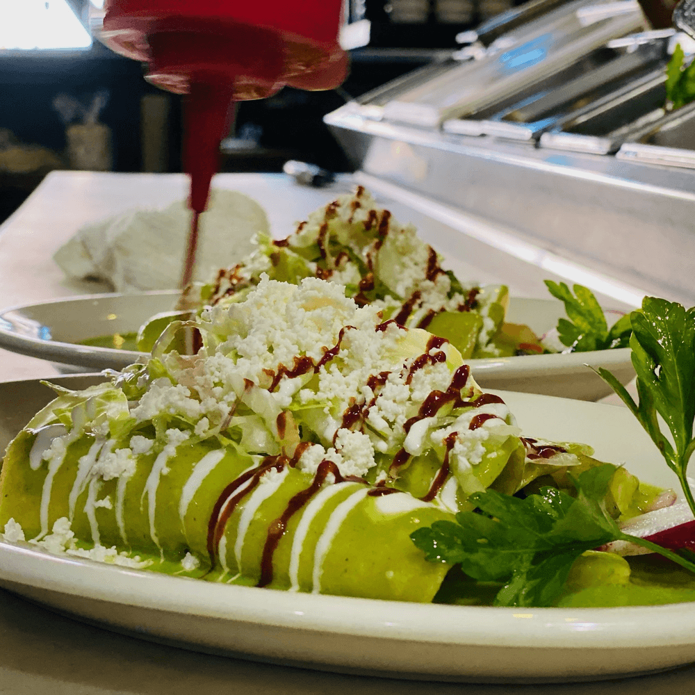 Enchiladas Con Pollo (Green)