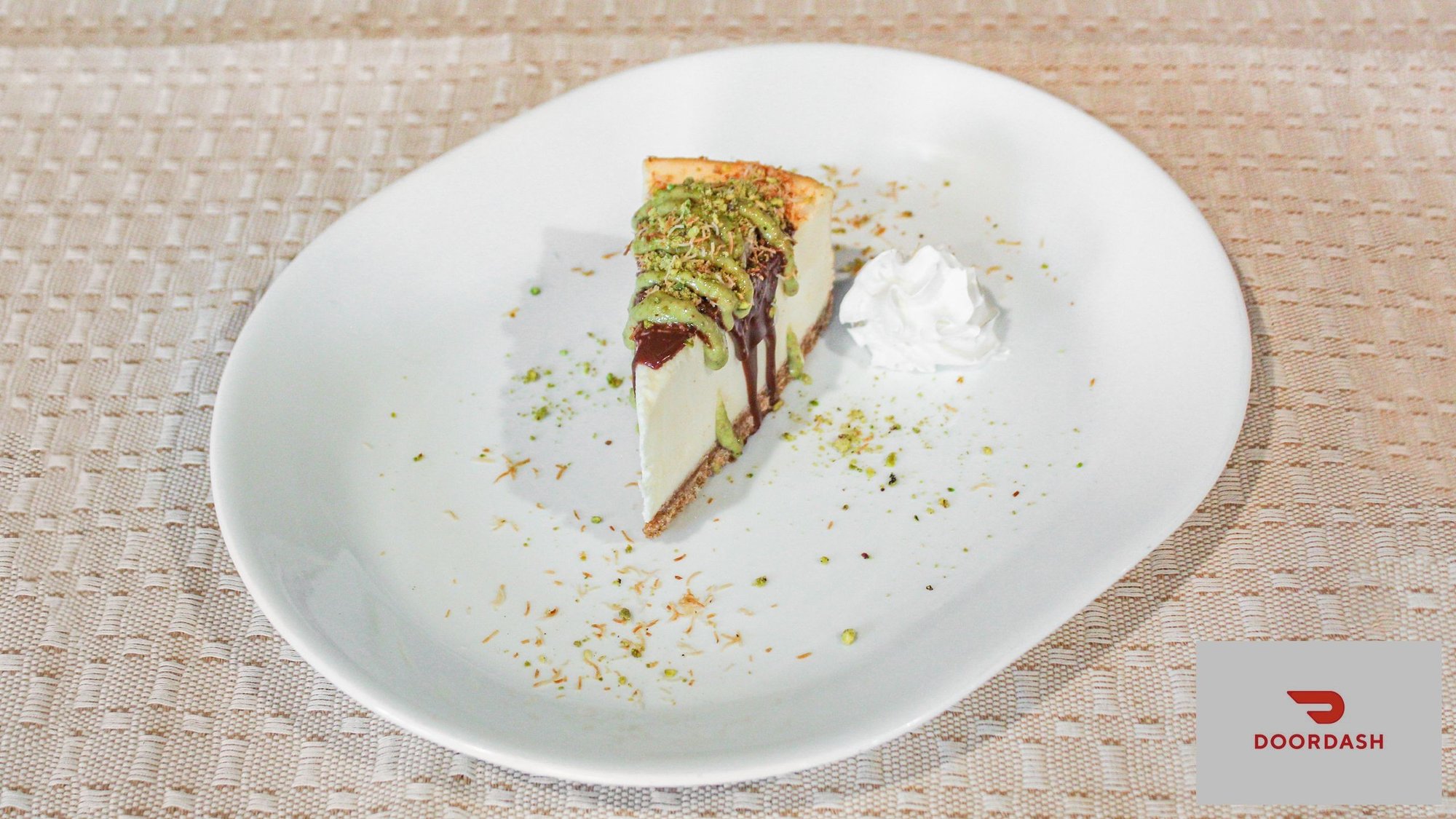 Dubai Cheesecake Slice