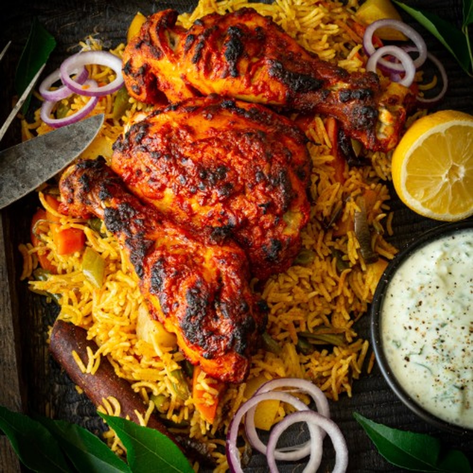 Tandoori Chicken Biryani