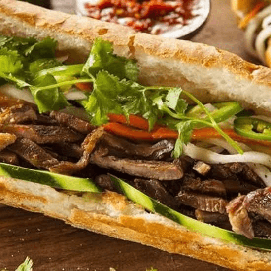 23. Grilled Beef Sandwich / Bánh Mì Bò Nướng