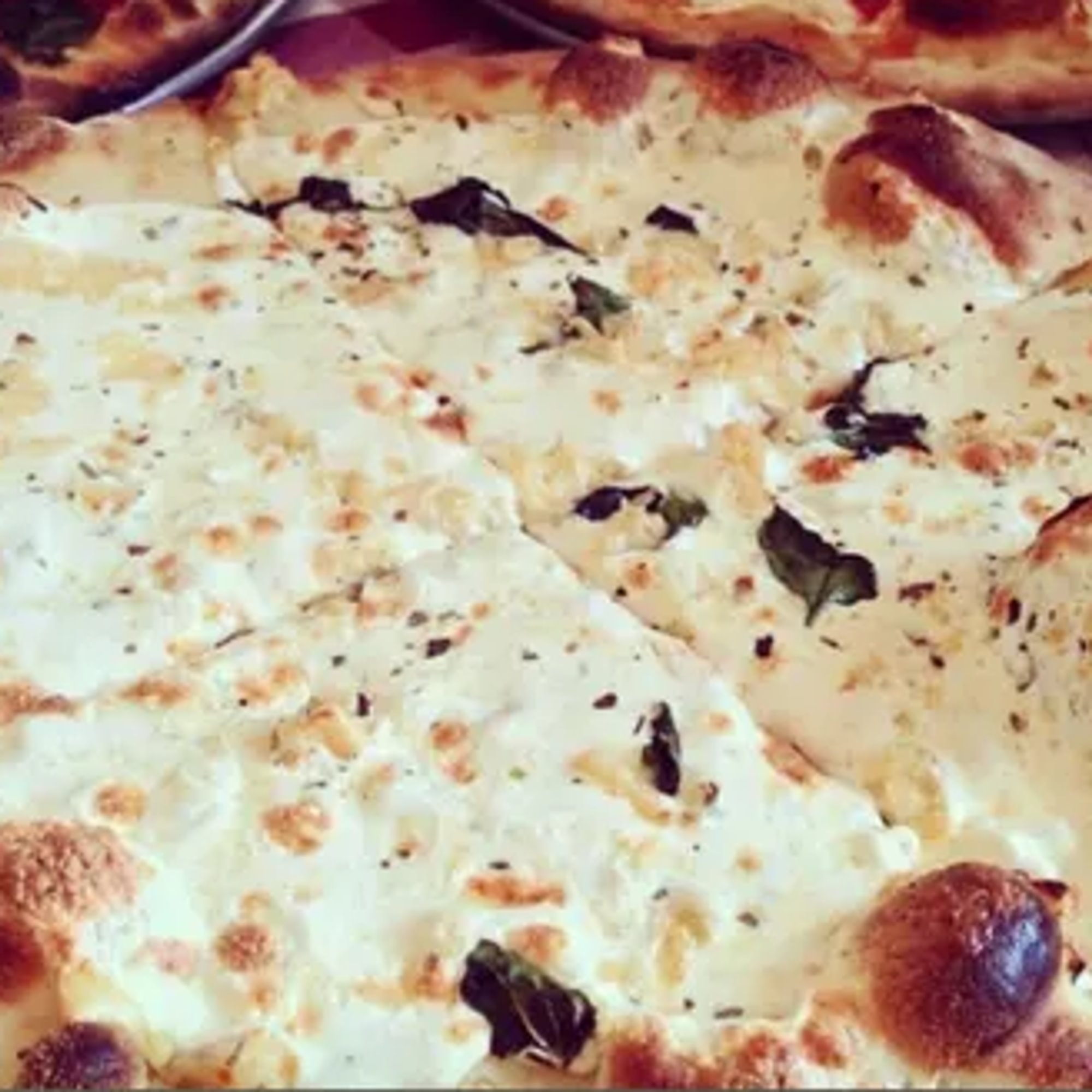 White Pizza Lunch