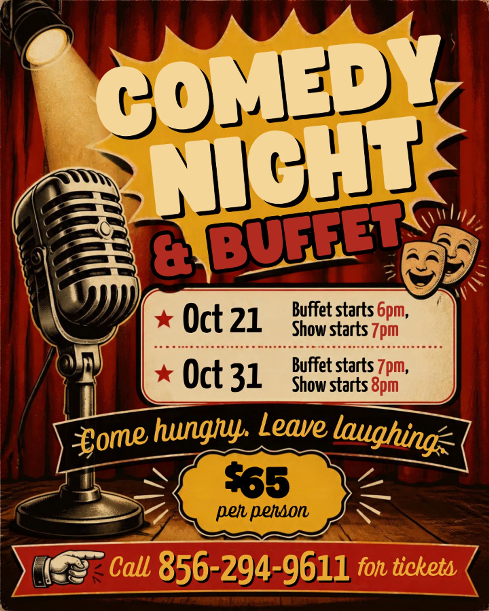 Oct 21 Buffet/Show