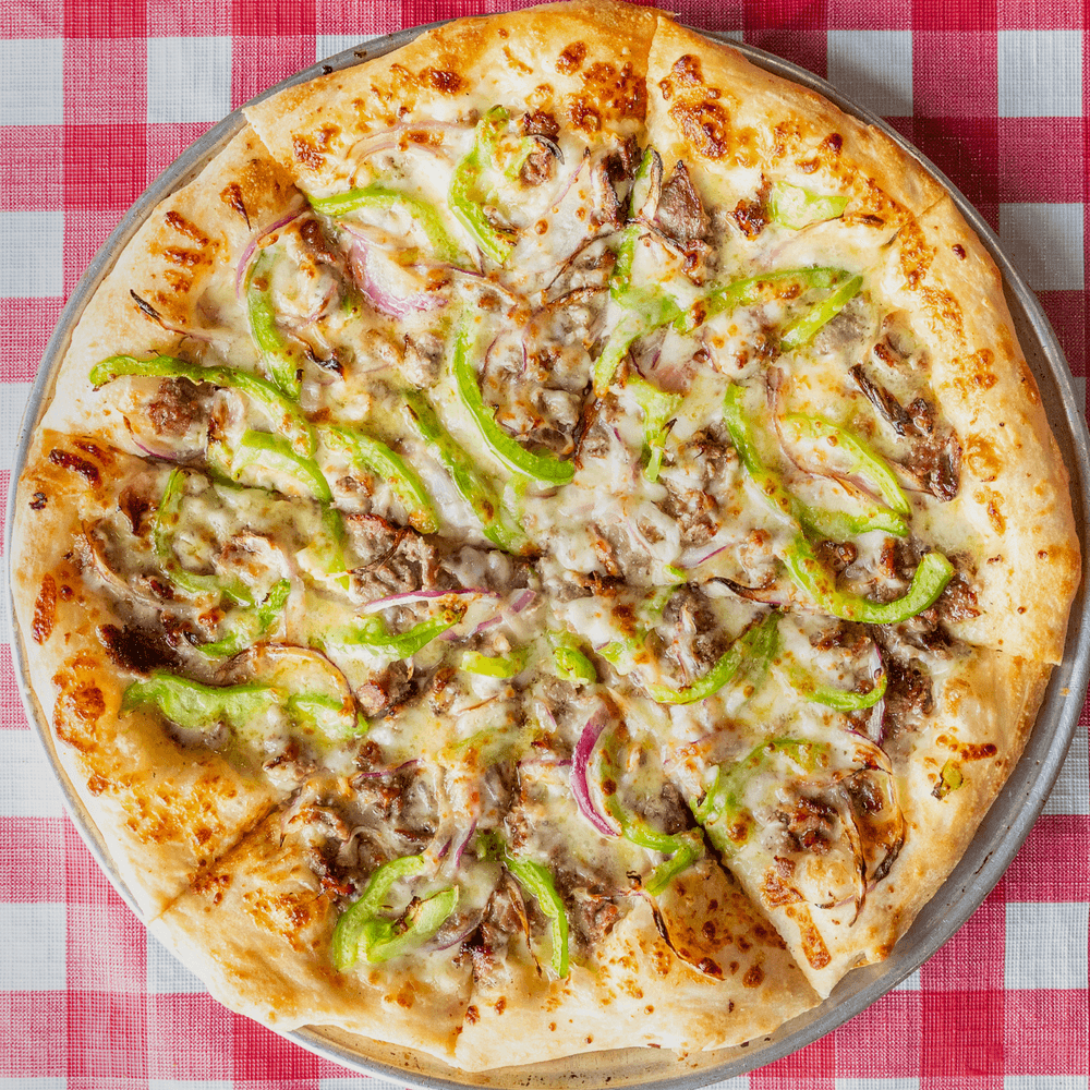 Philly Cheesesteak Pizza