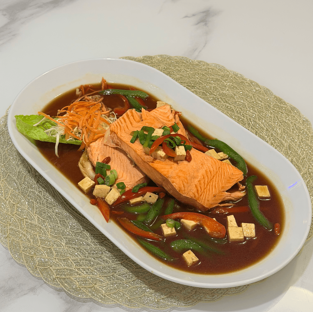 Steamed Salmon