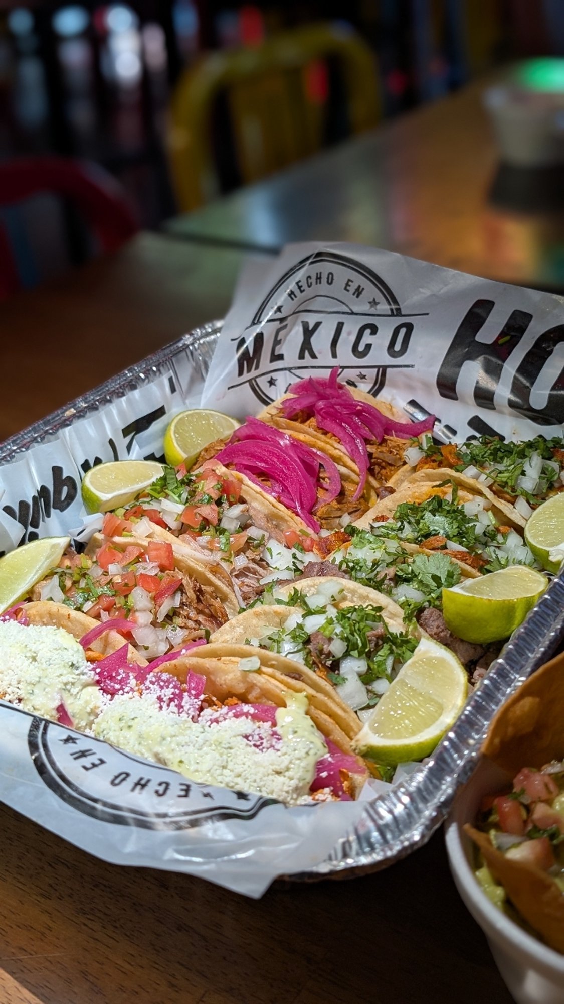 Premium Party Taco Box (10 Tacos, Guacamole, Chips & Salsa)