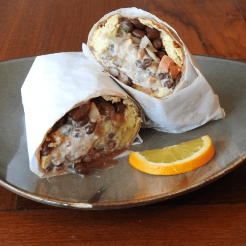 Beef Barbacoa Breakfast Burrito