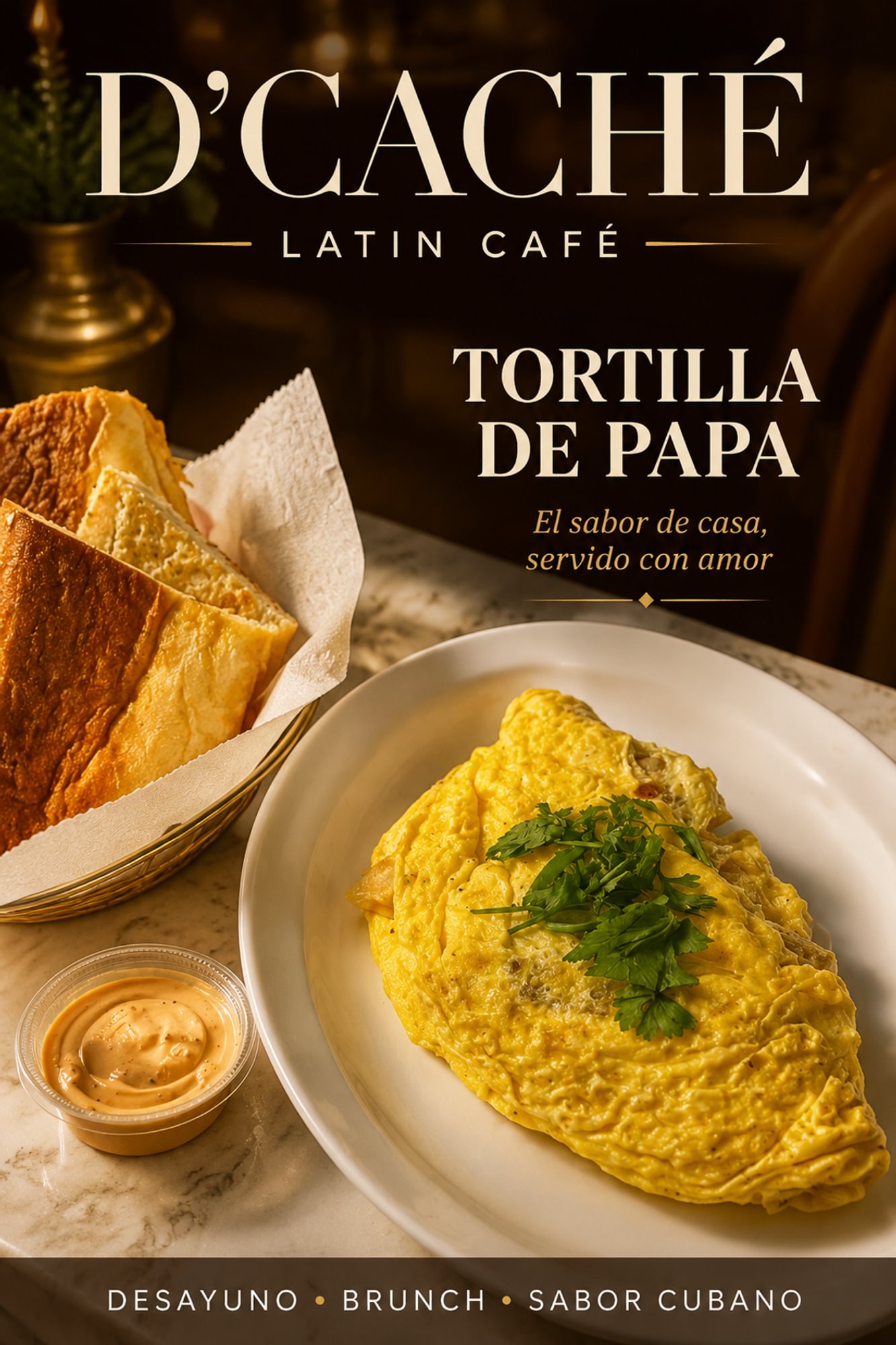 Tortilla de Papa con Huevo Sandwich