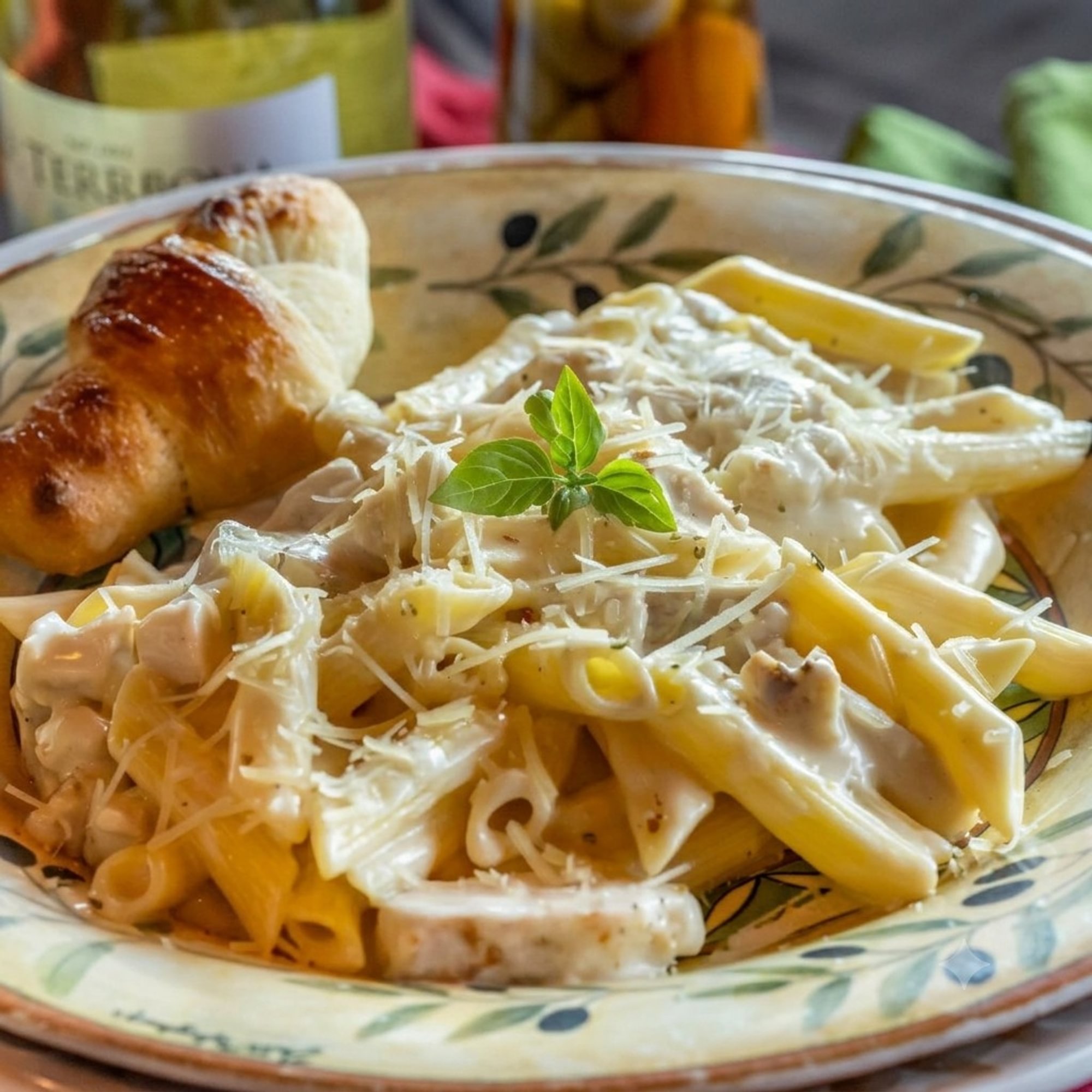 Chicken Penne Alfredo