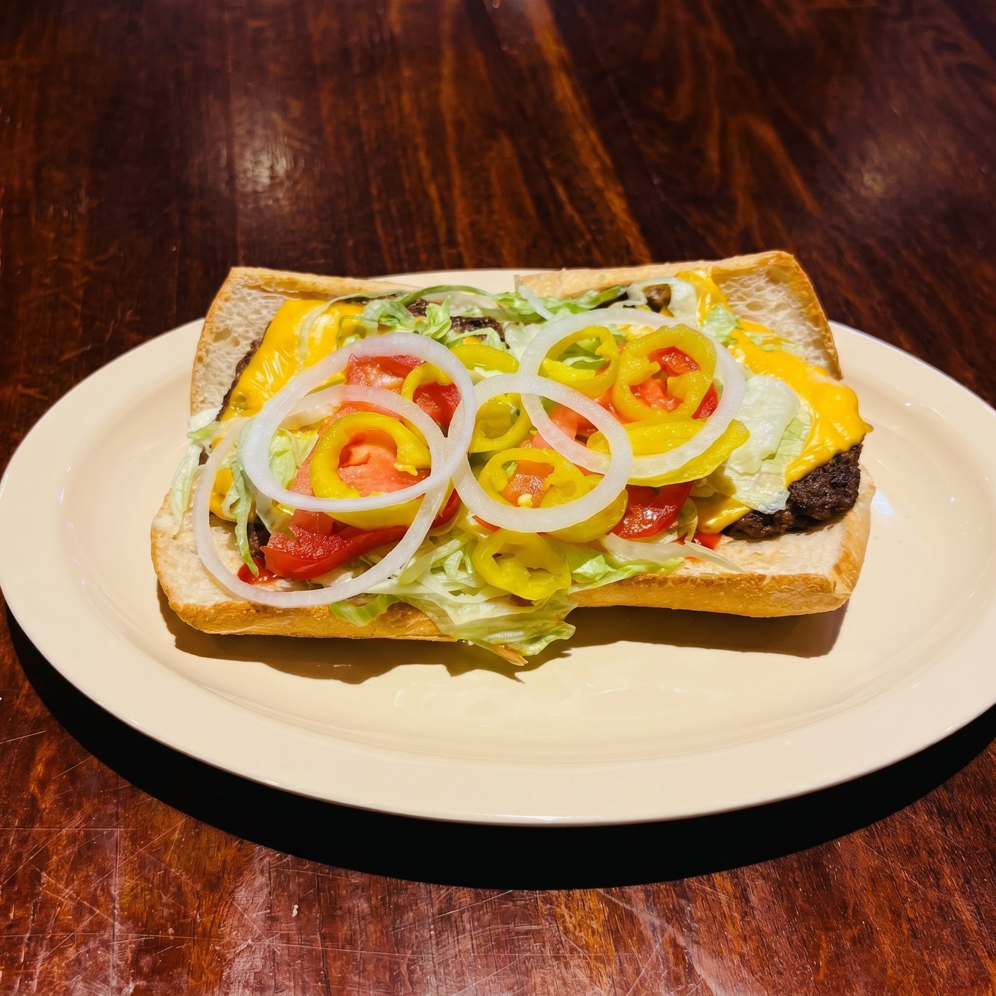 Cheeseburger Sub