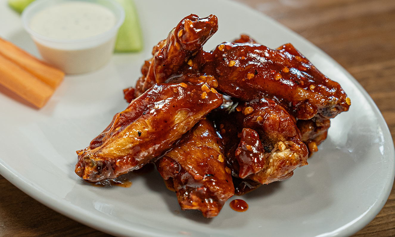 Hot Honey BBQ Wings
