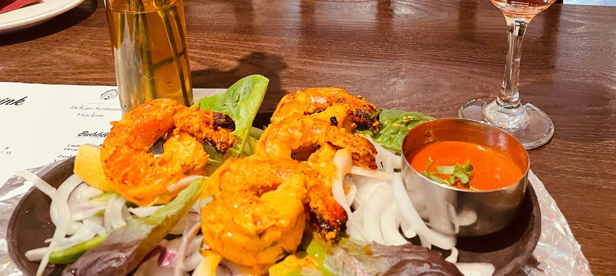 Saffron Tandoori Shrimp