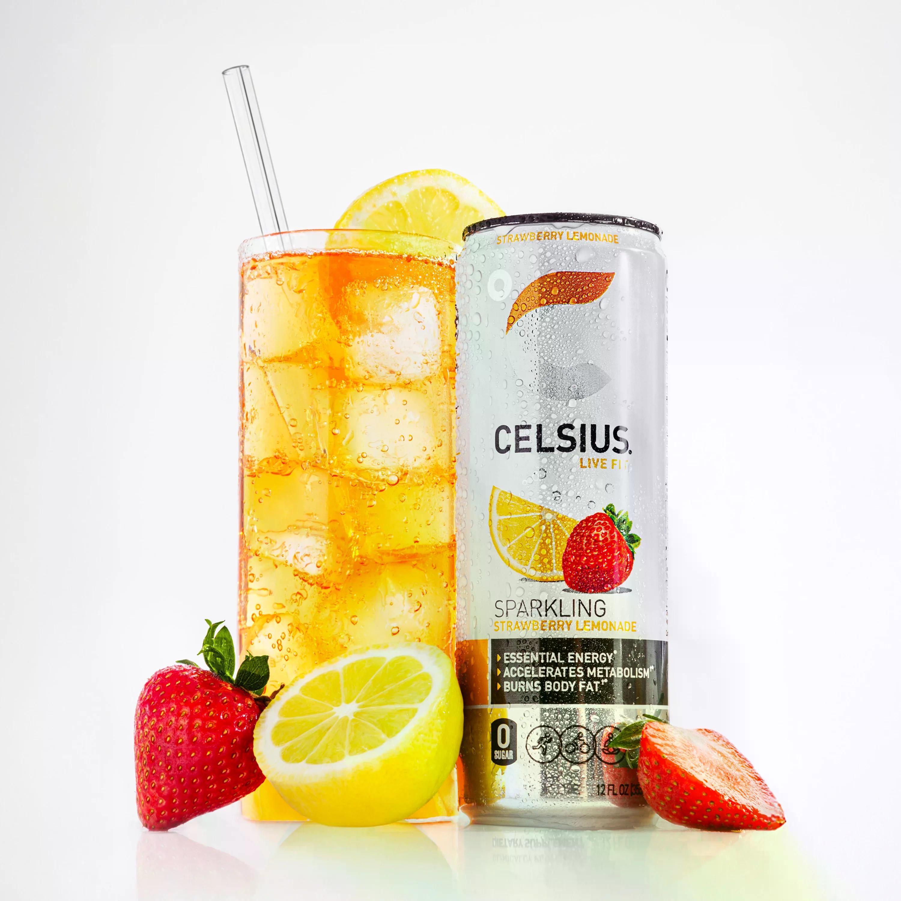 CELSIUS Sparkling Strawberry Lemonade 12oz
