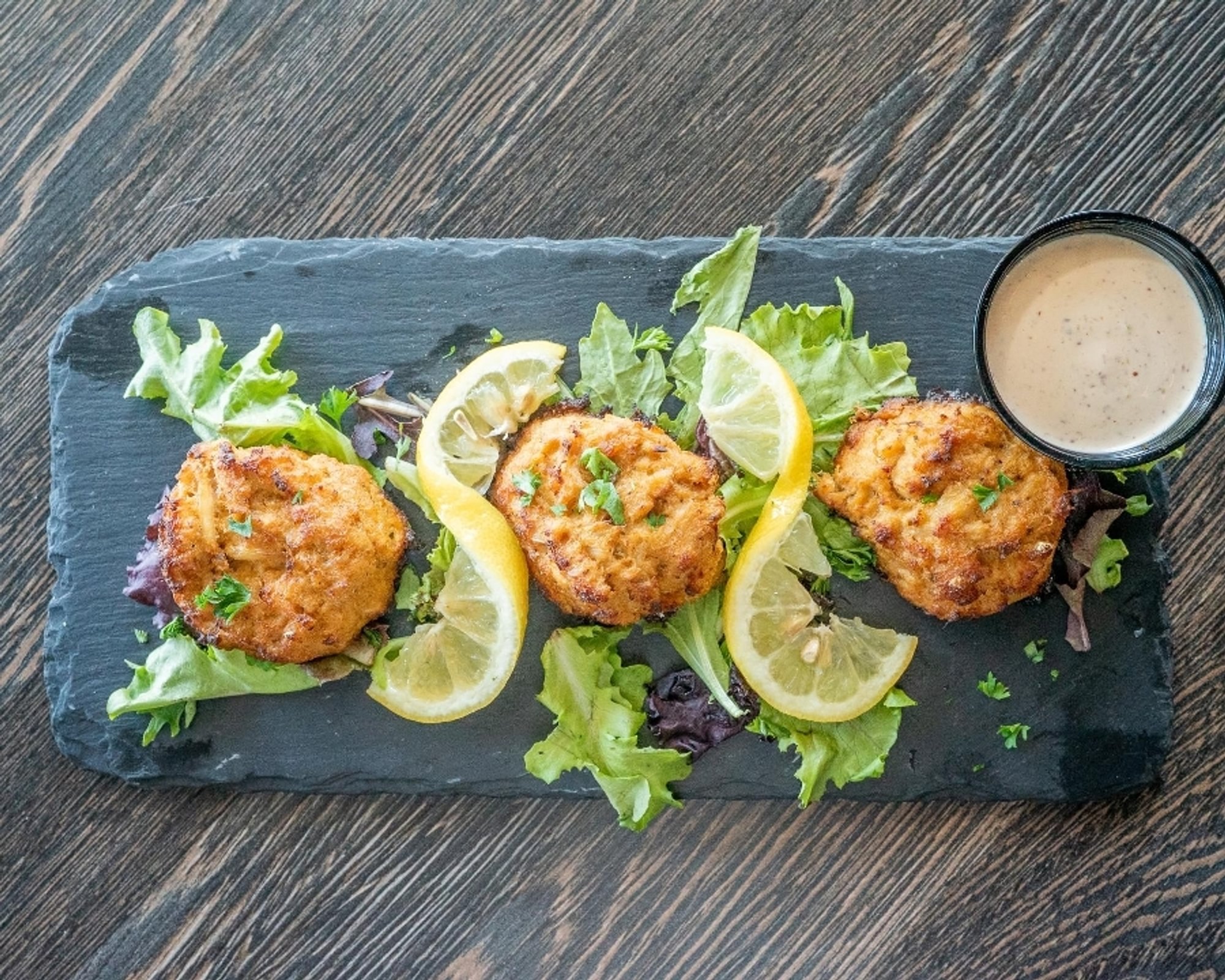 SOL-E-GRE CRAB CAKES