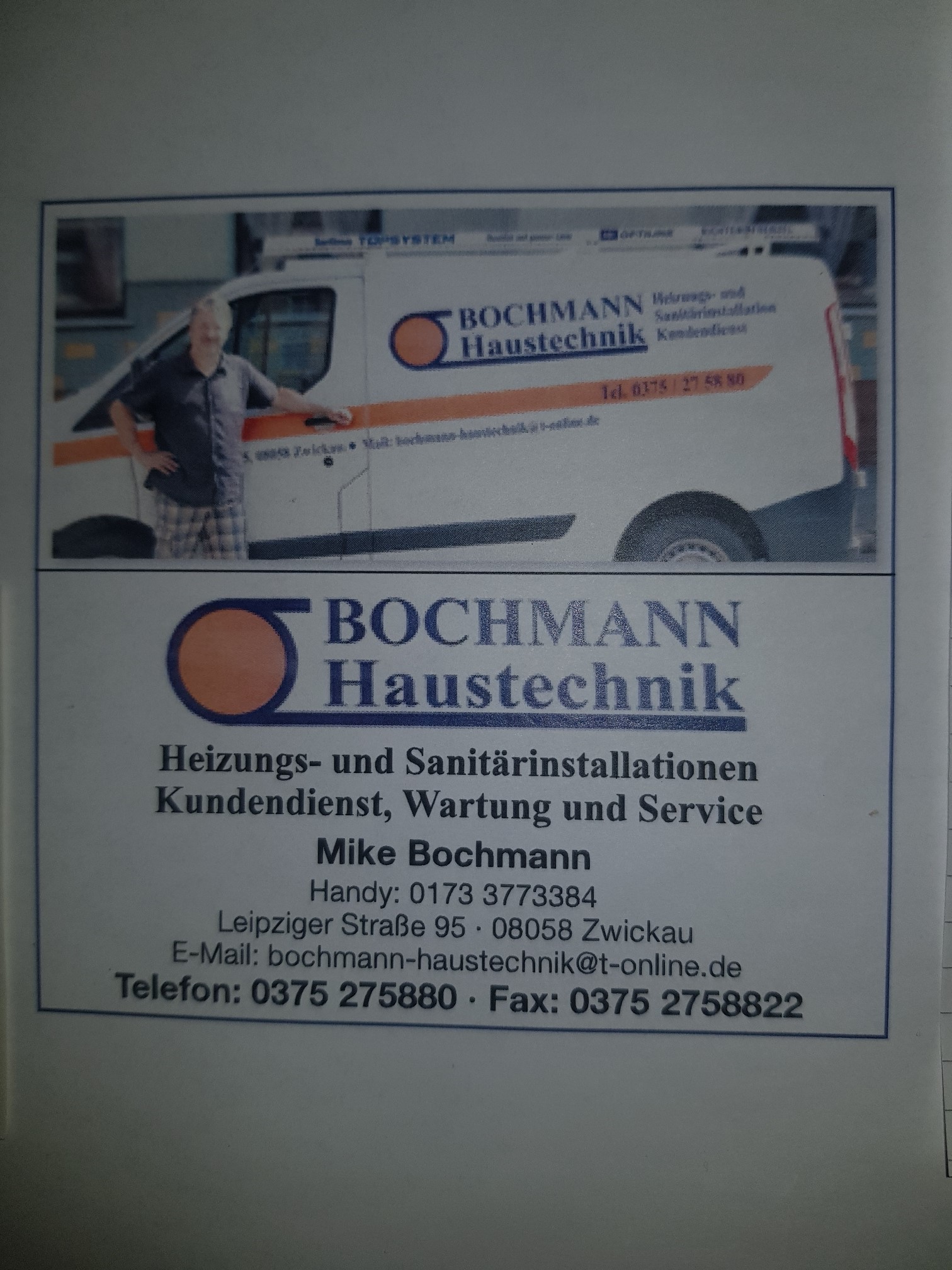 Bild der Bochmann Haustechnik