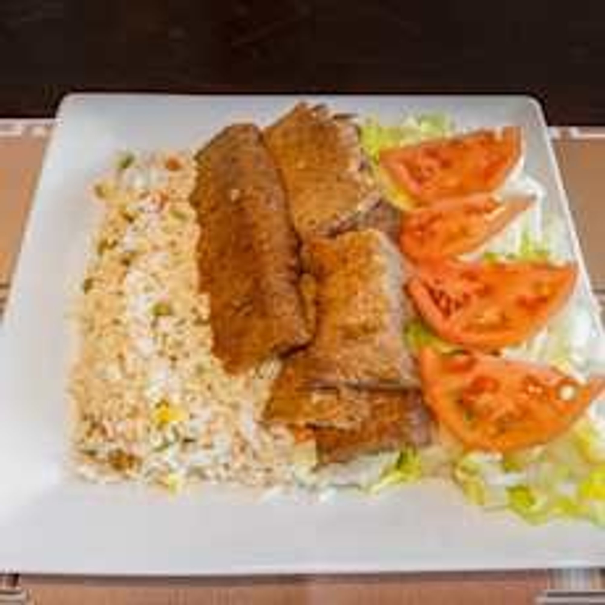 Lamb Gyro plated