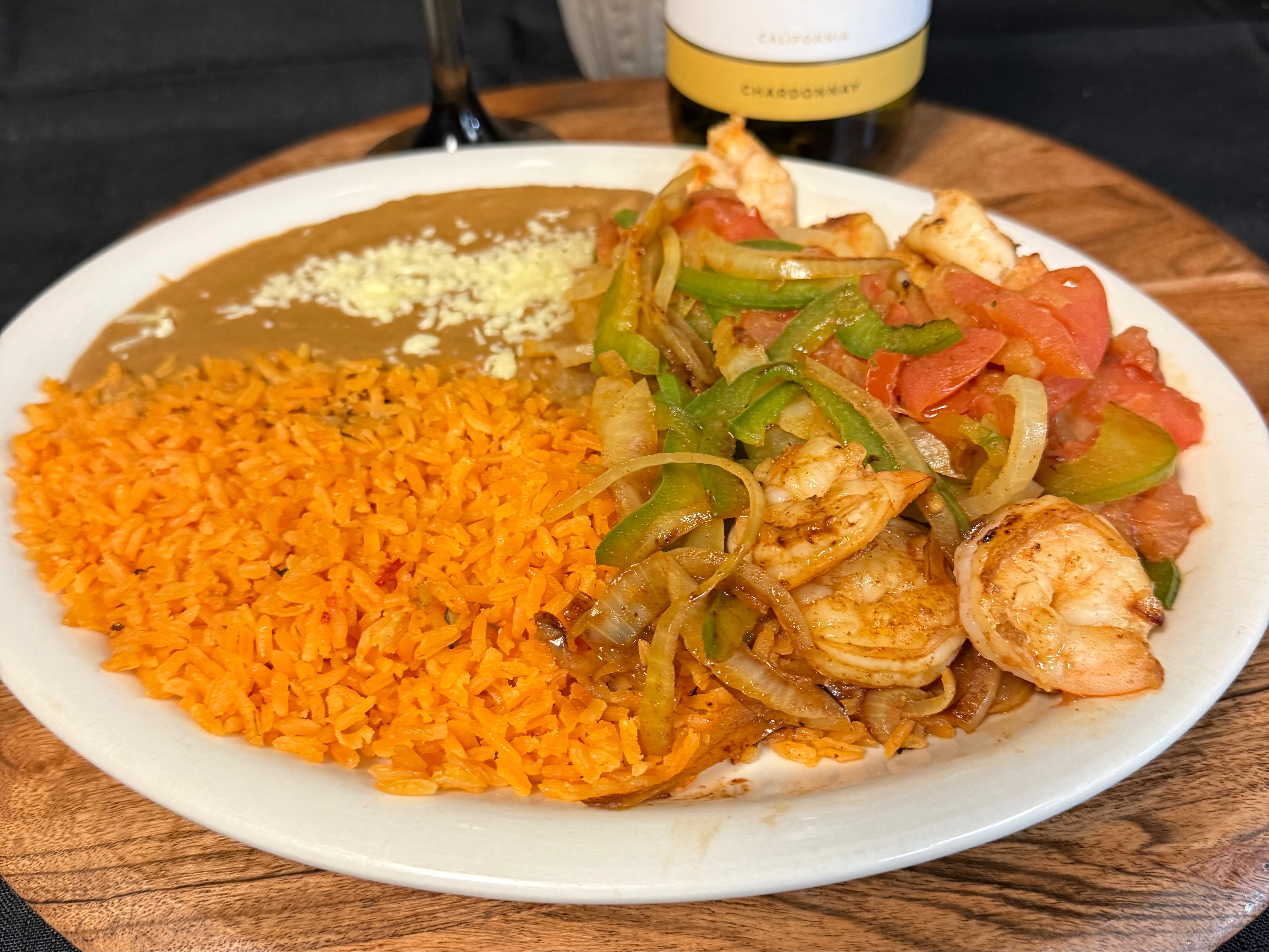 Shrimp Fajitas - Lunch