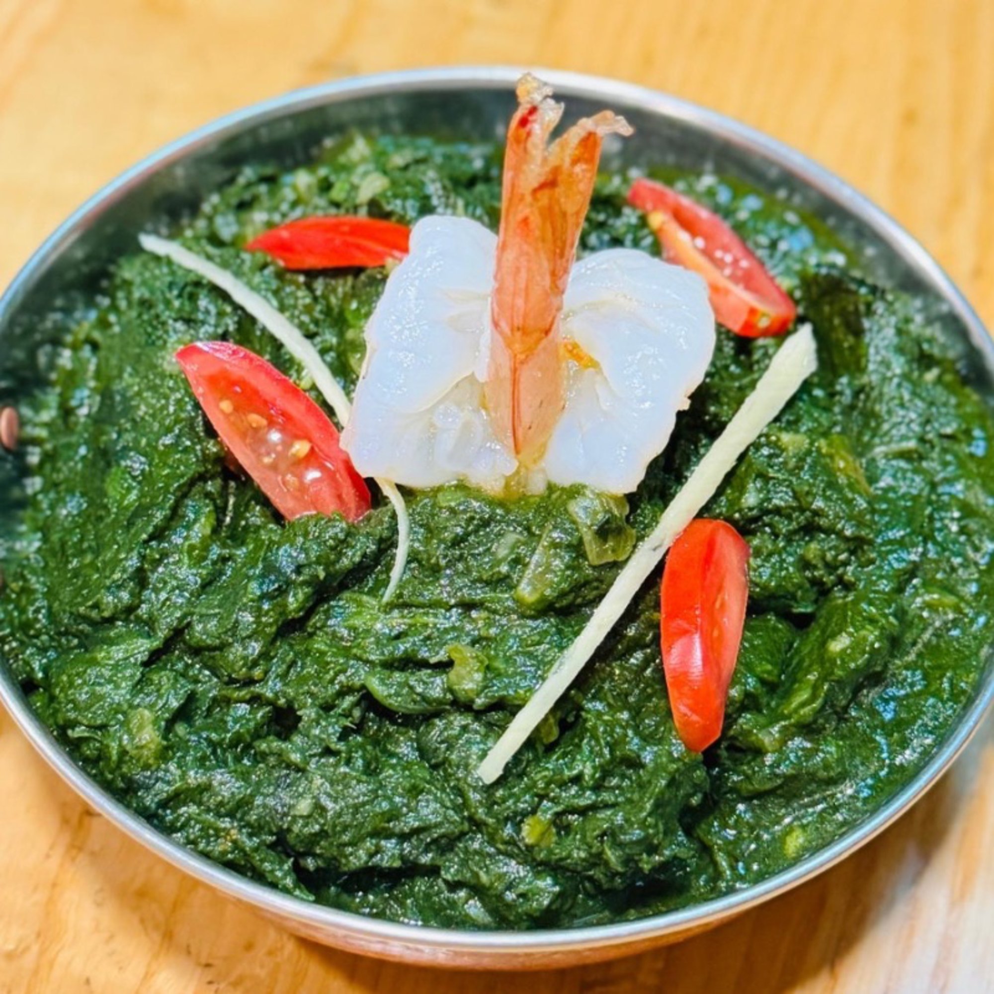 Shrimp Saagwala