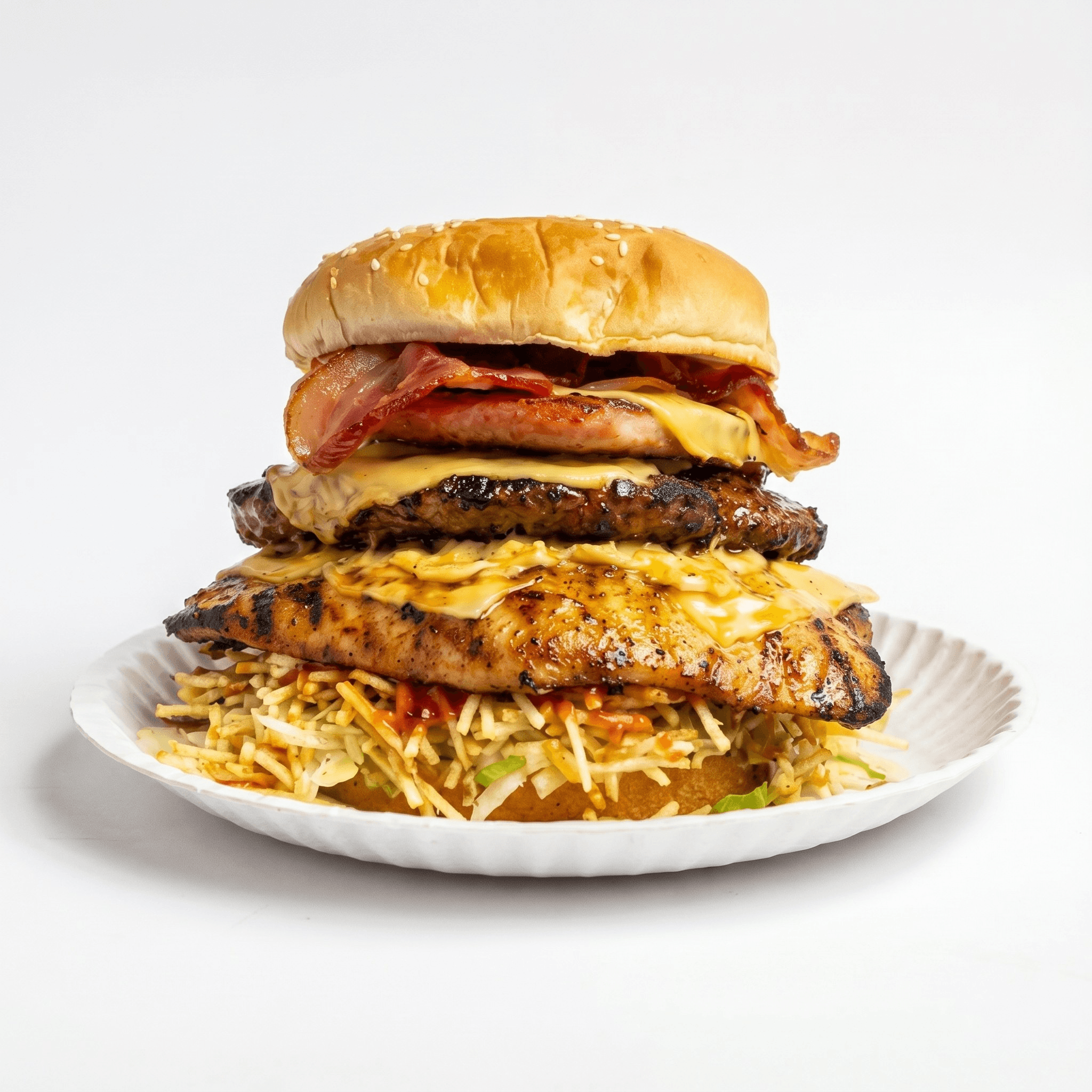 Triple Burger / Hamburguesa Triple