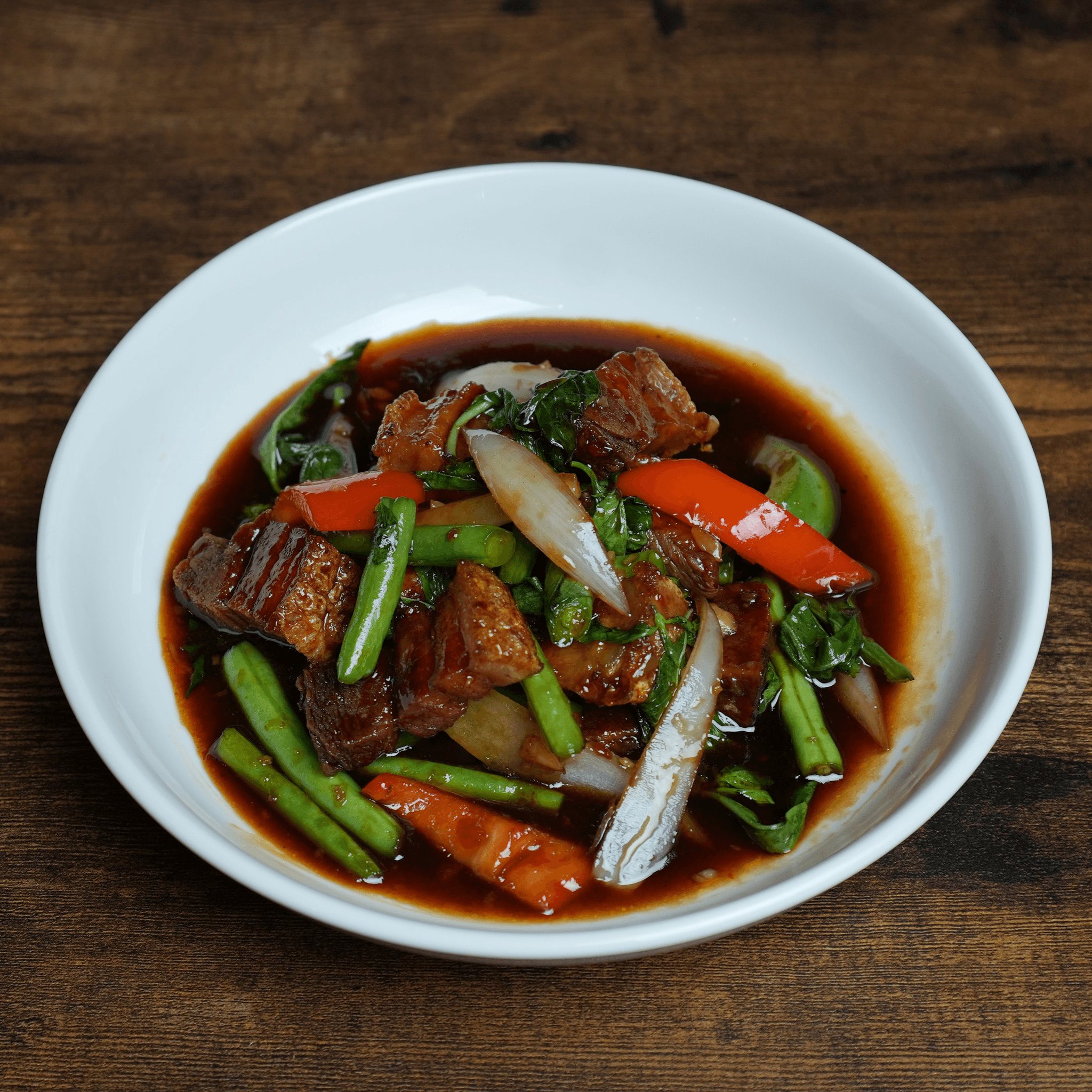 Pork Belly Kra Prao Special