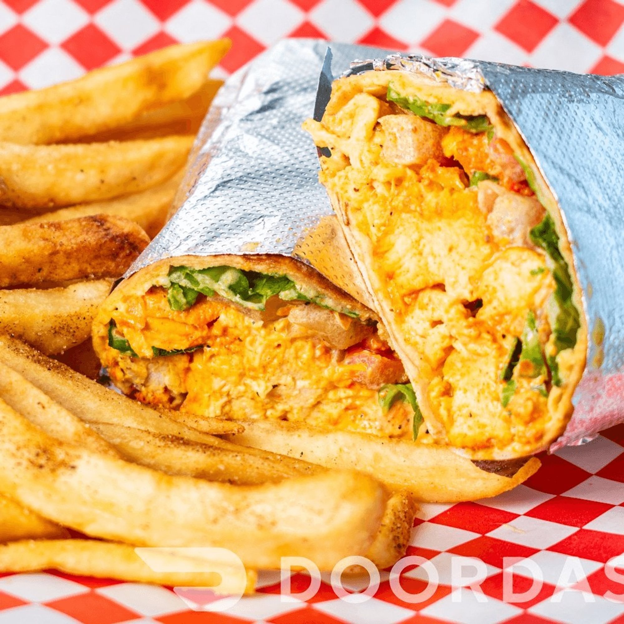 Chicken Shawarma with Fries