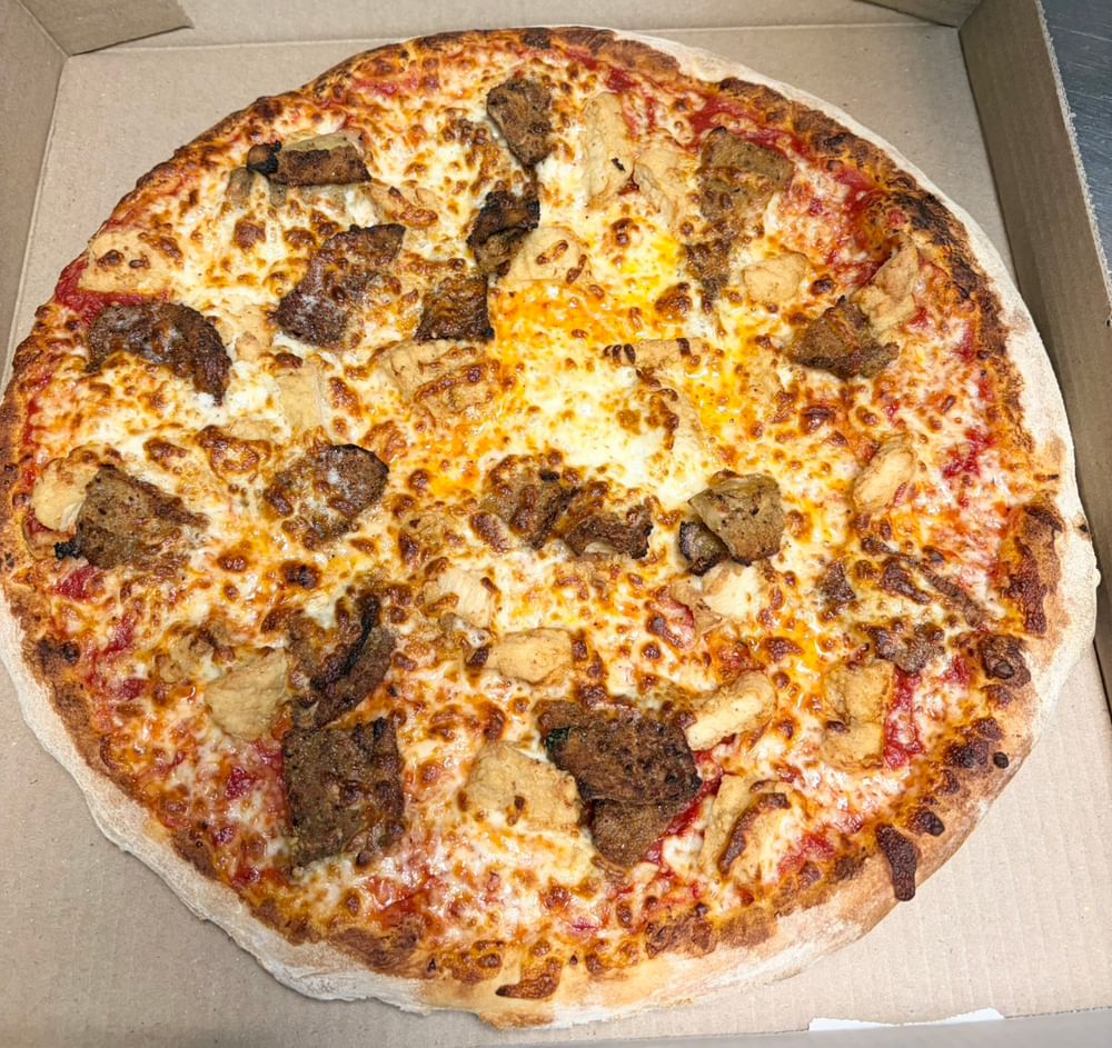 Chicken & Eggplant Parm Pizza