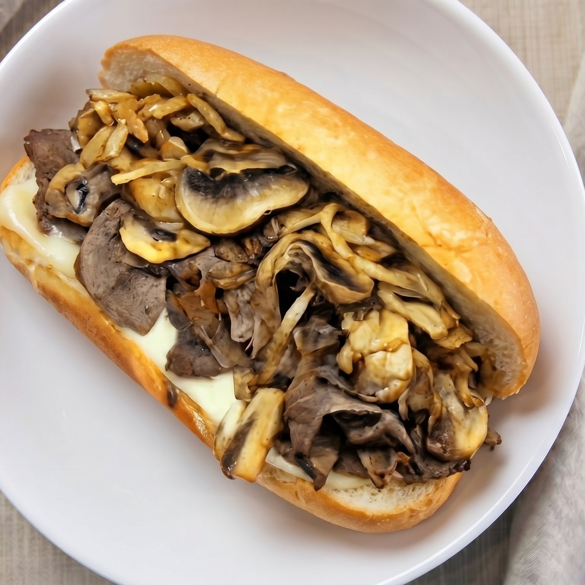 Mushroom Swiss Cheesesteak