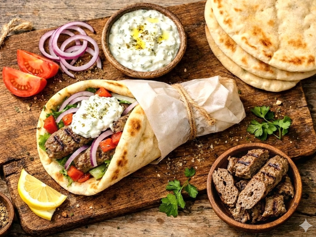 Lamb Koobideh Wrap