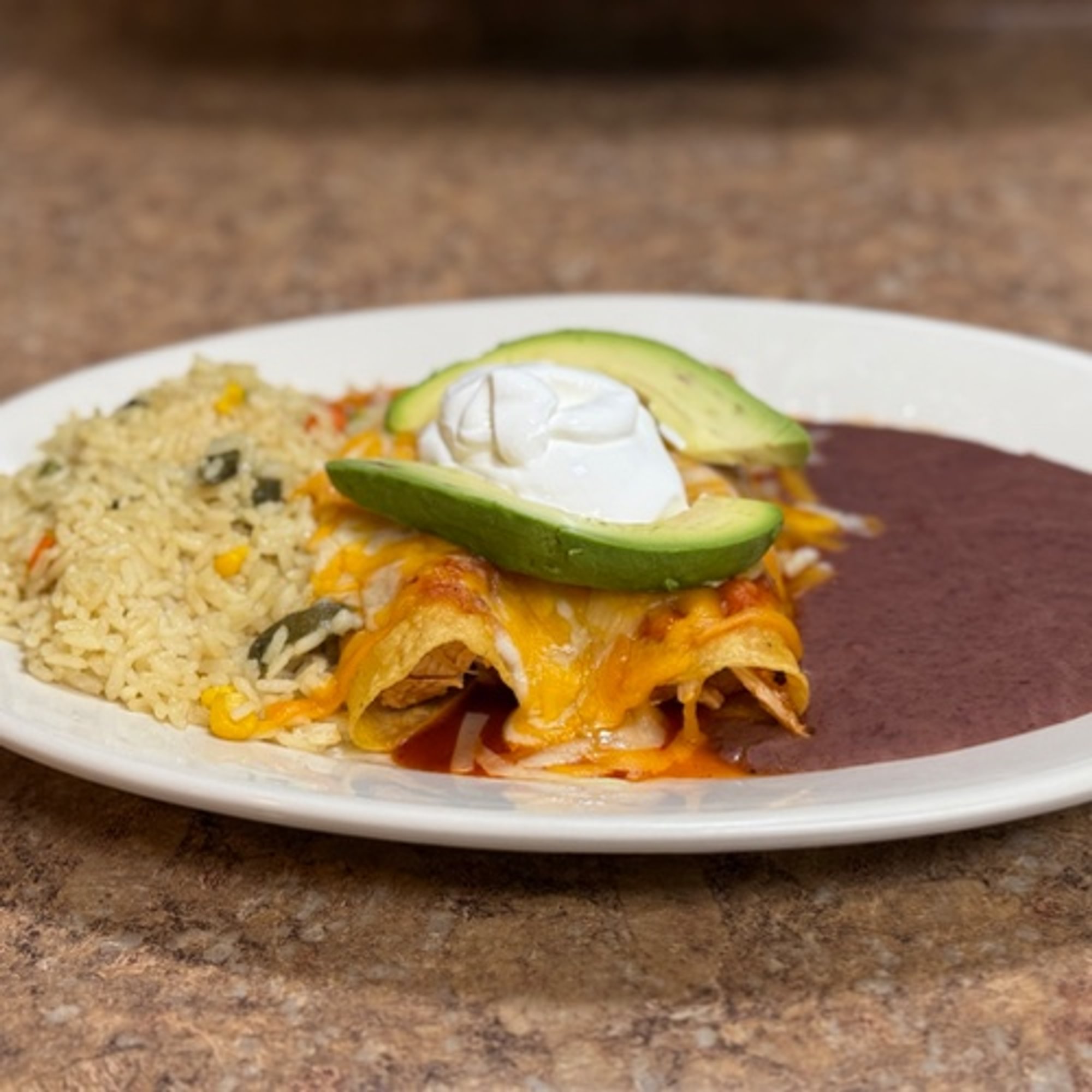 Enchiladas Super De Pollo
