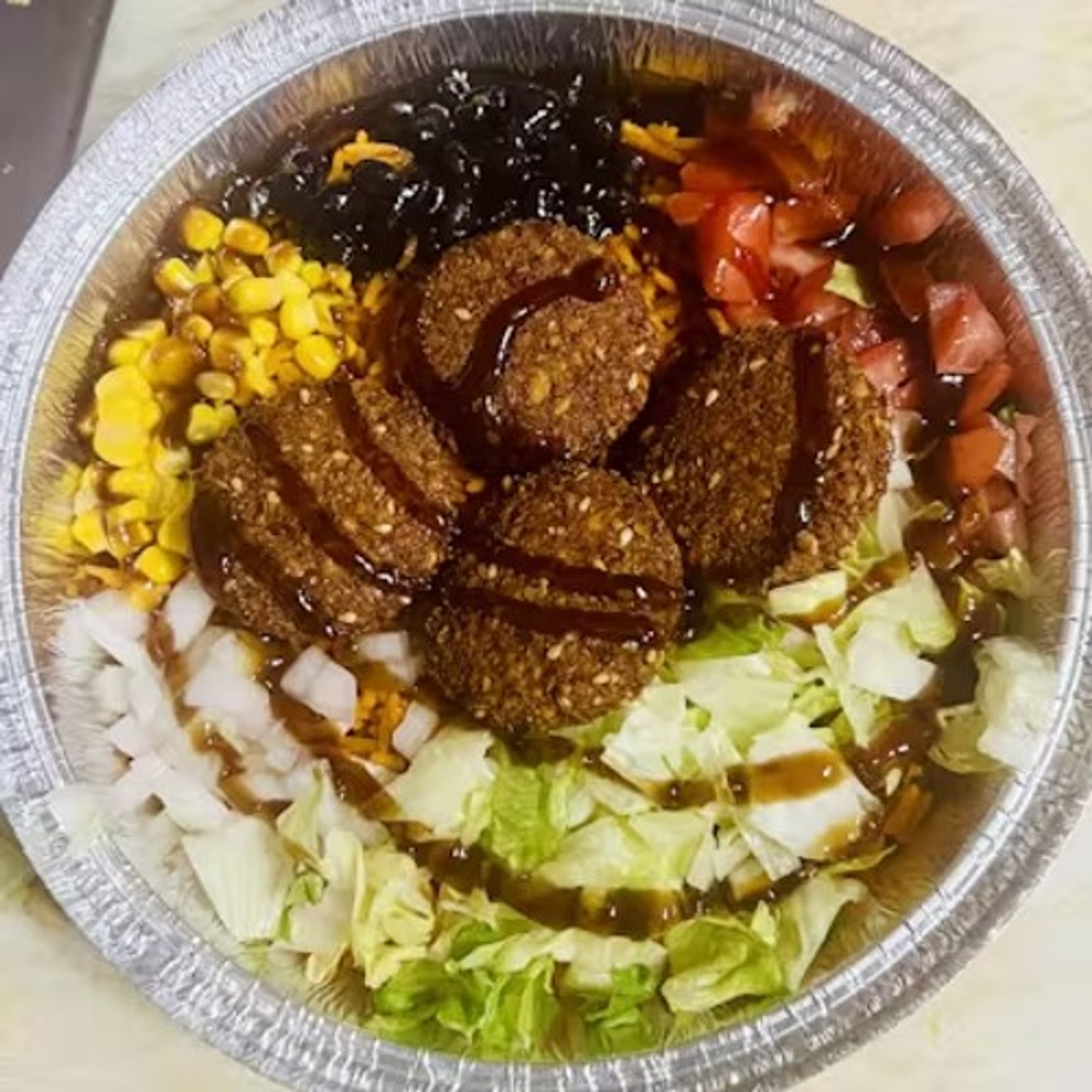 Fresh Falafel Rice Bowl
