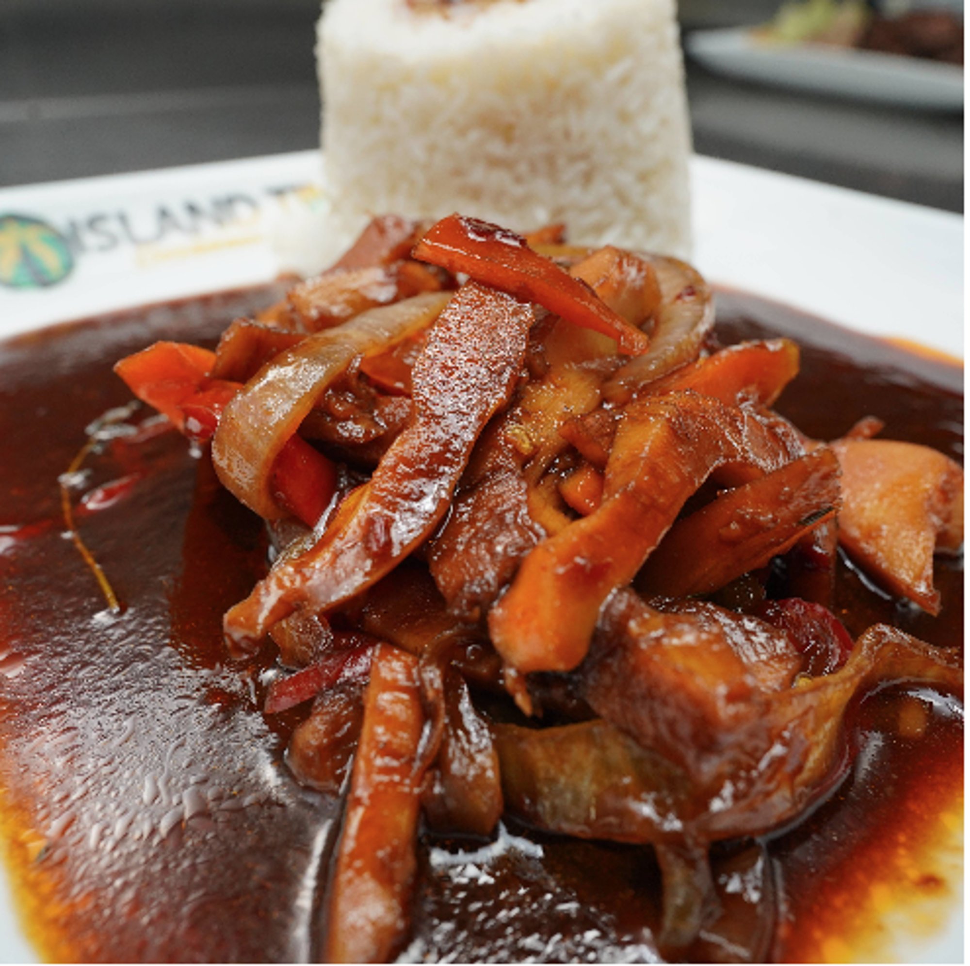 Stewed Conch Dinner