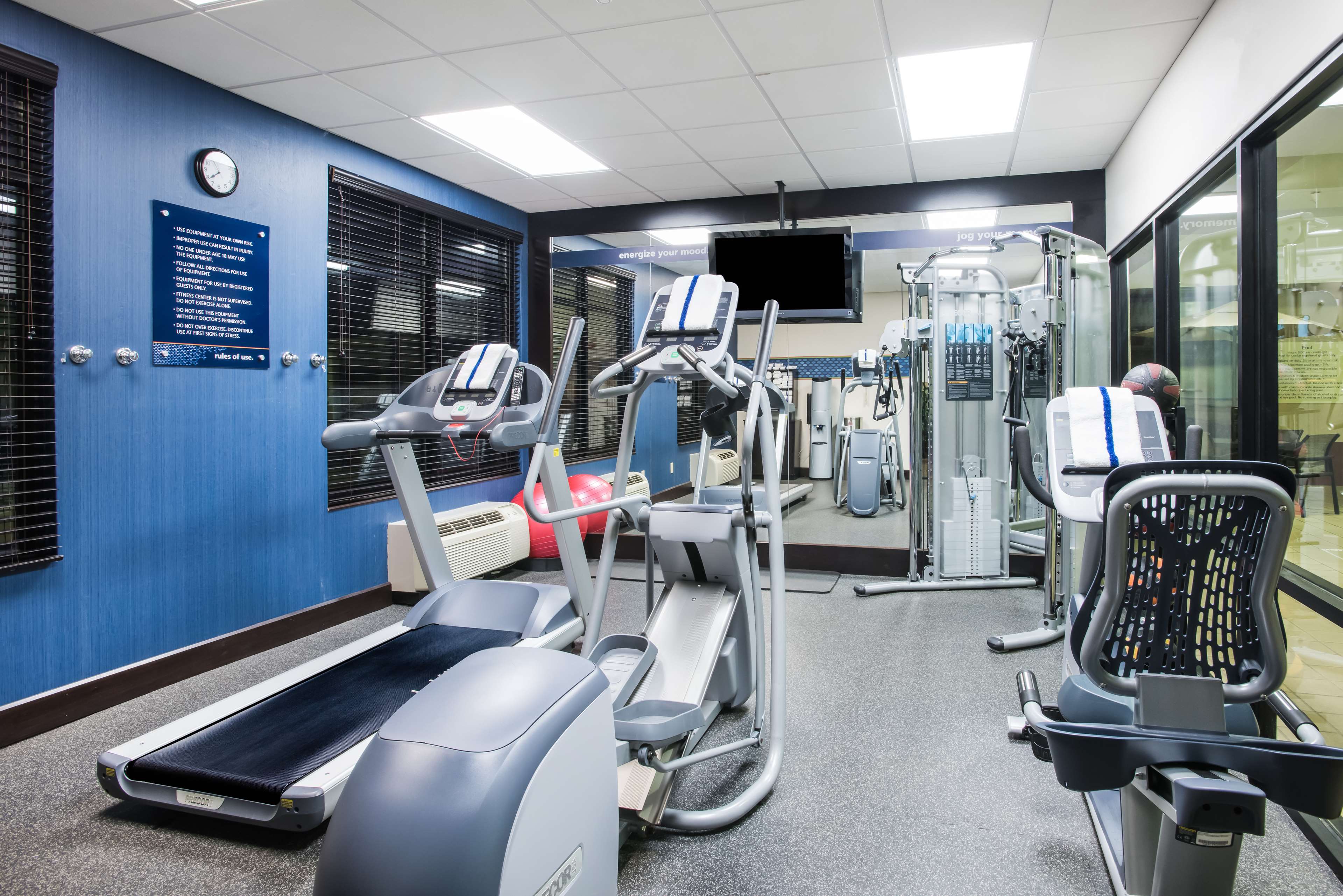 Health club  fitness center  gym