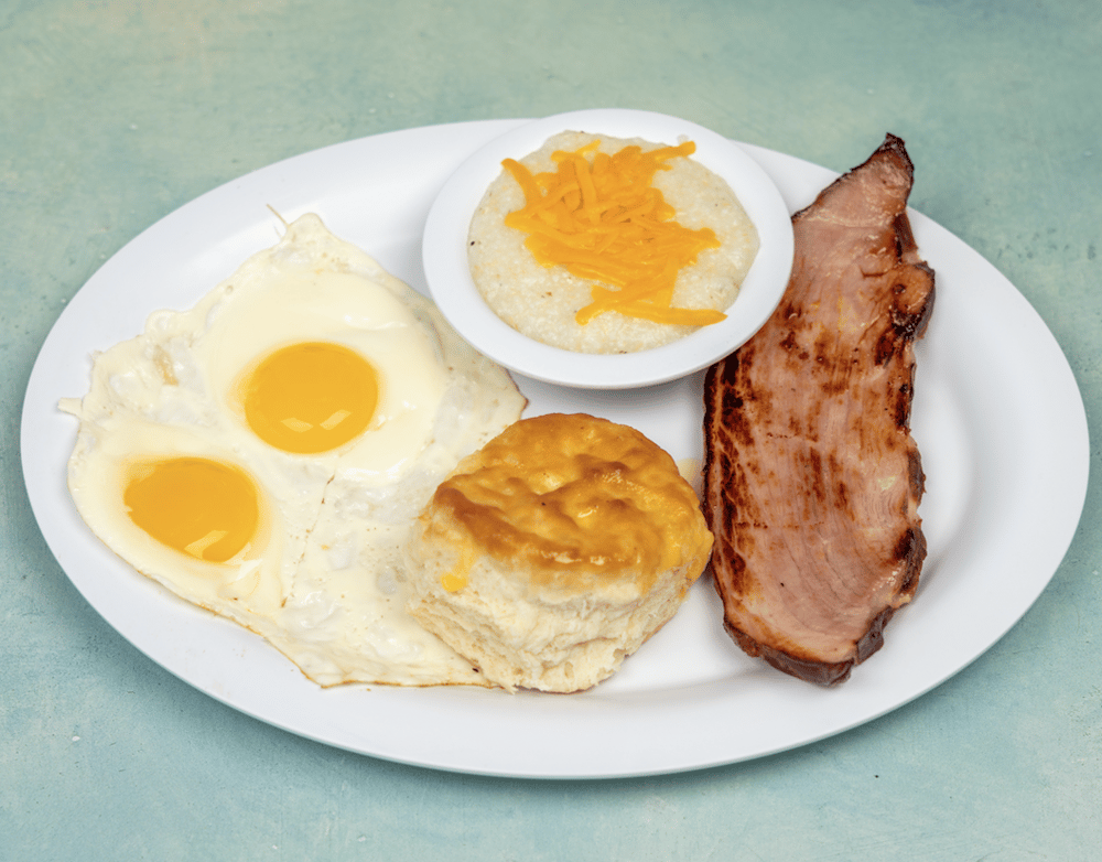 Ham Steak & Eggs