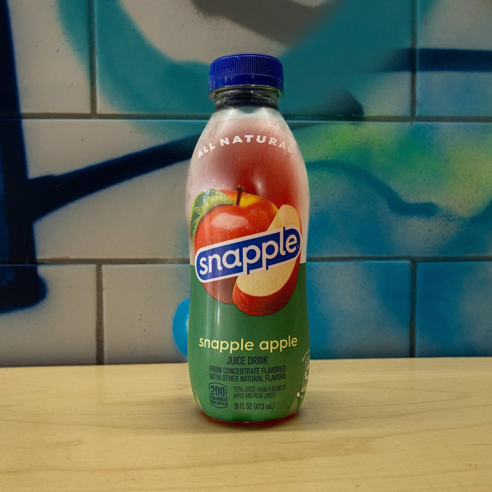 Snapple apple juice