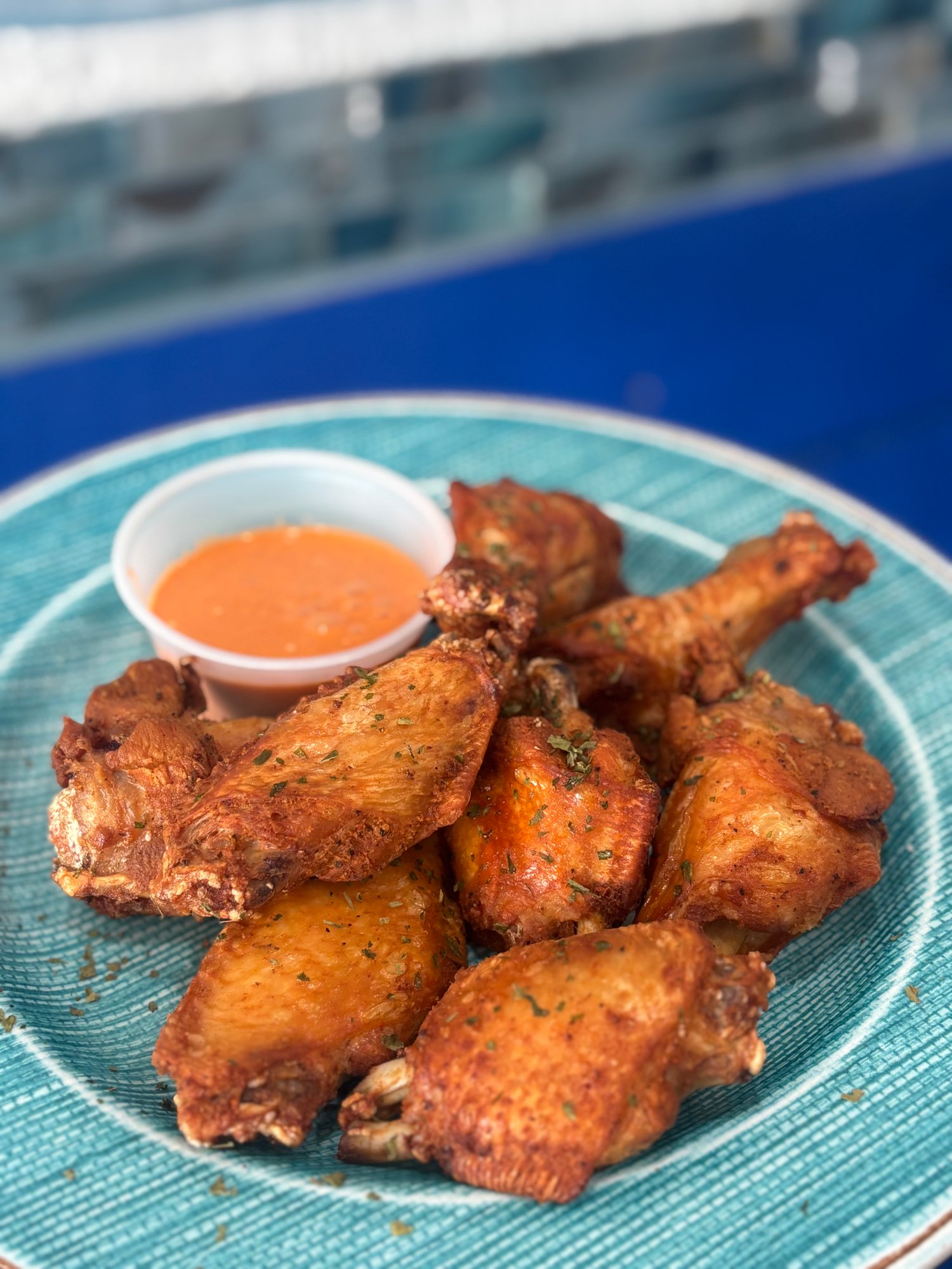 GREEK STYLE CHICKEN WINGS