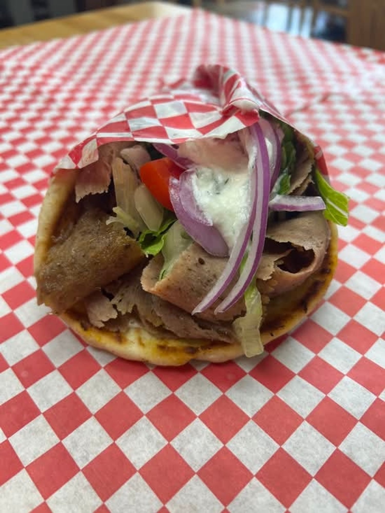 Gyro Meat or Gyro Wrap Platter