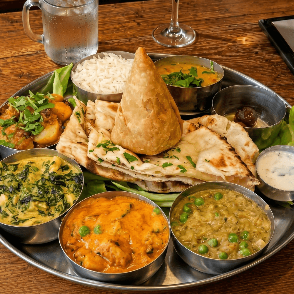 2. Vegetarian Thali Combo for 2