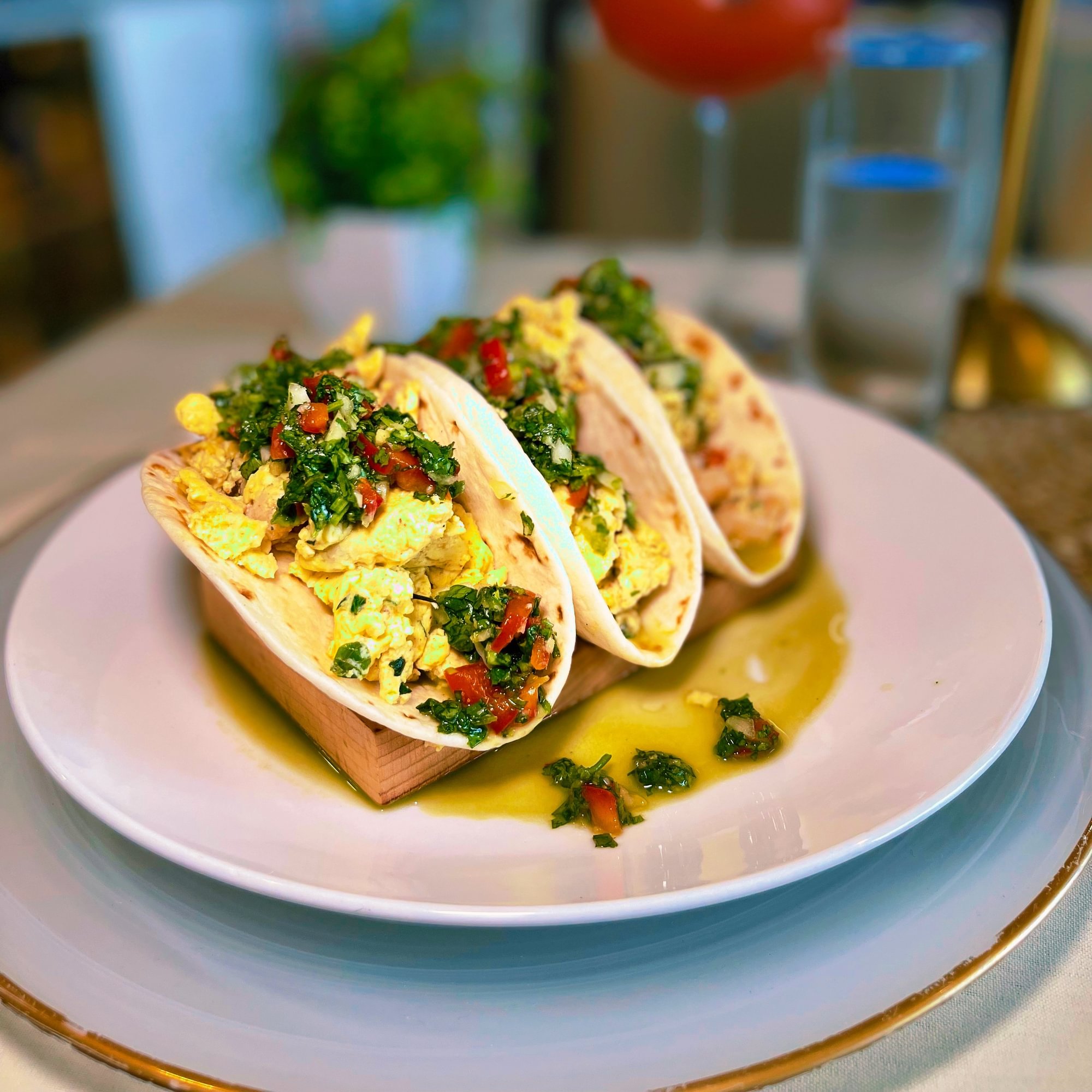 Breakfast Tacos (Chorizo)