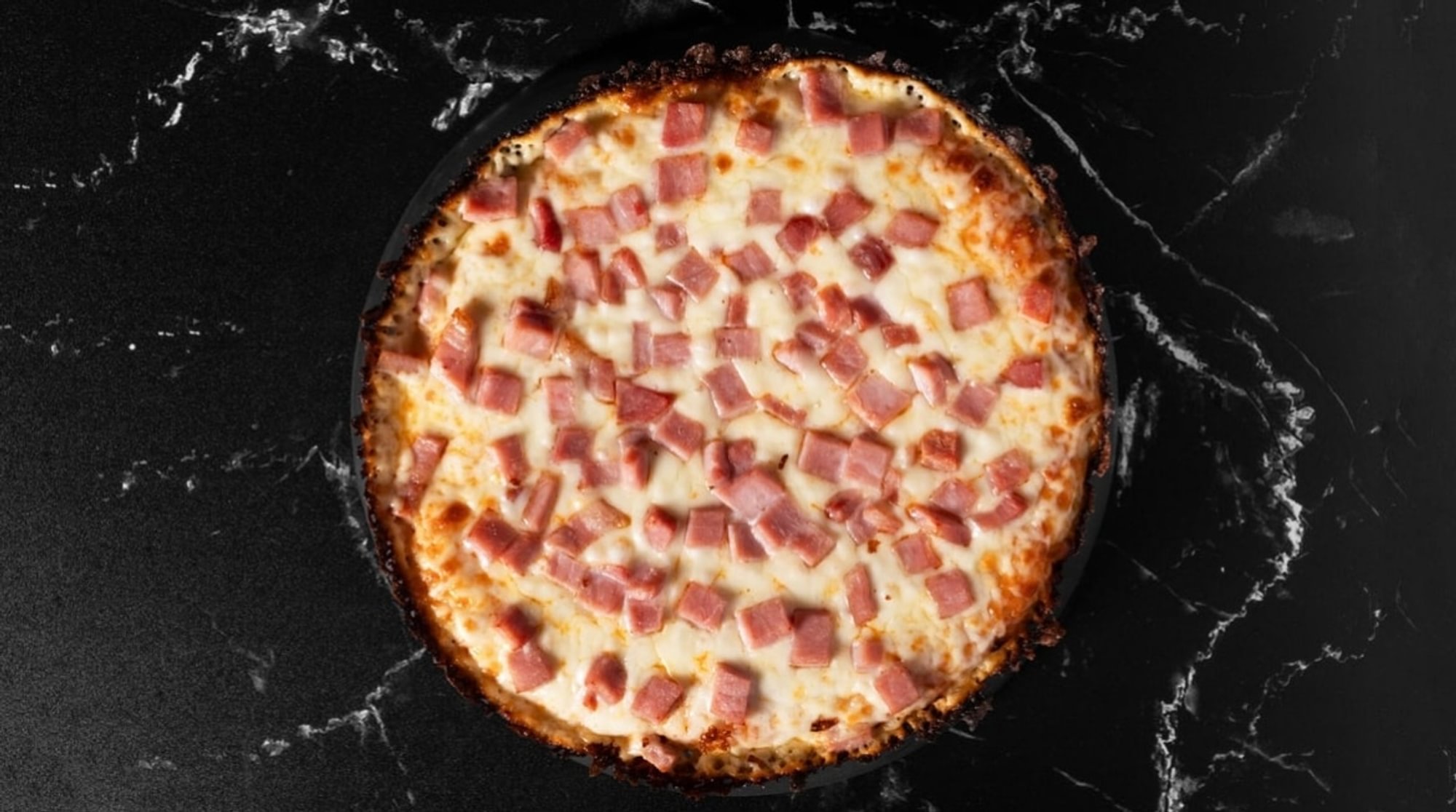 Pizza de jamón