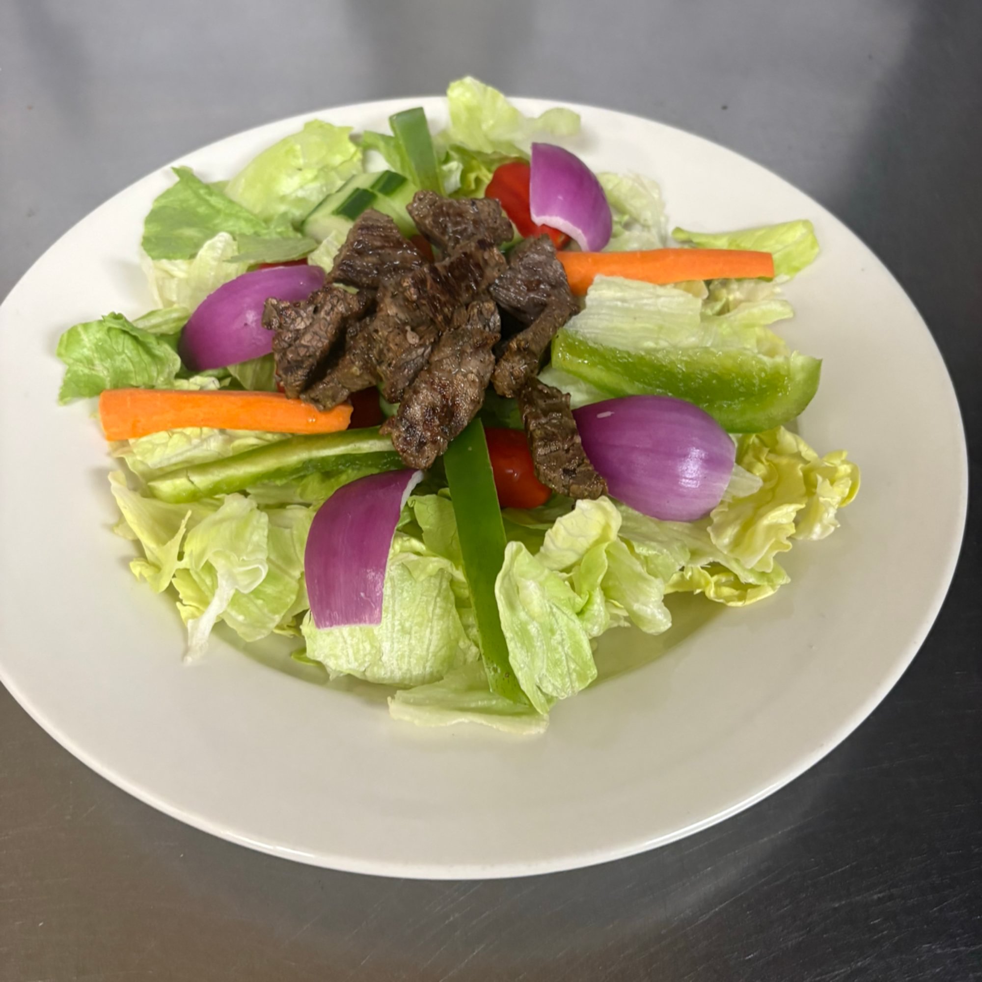 Marinated Steak Tip Salad