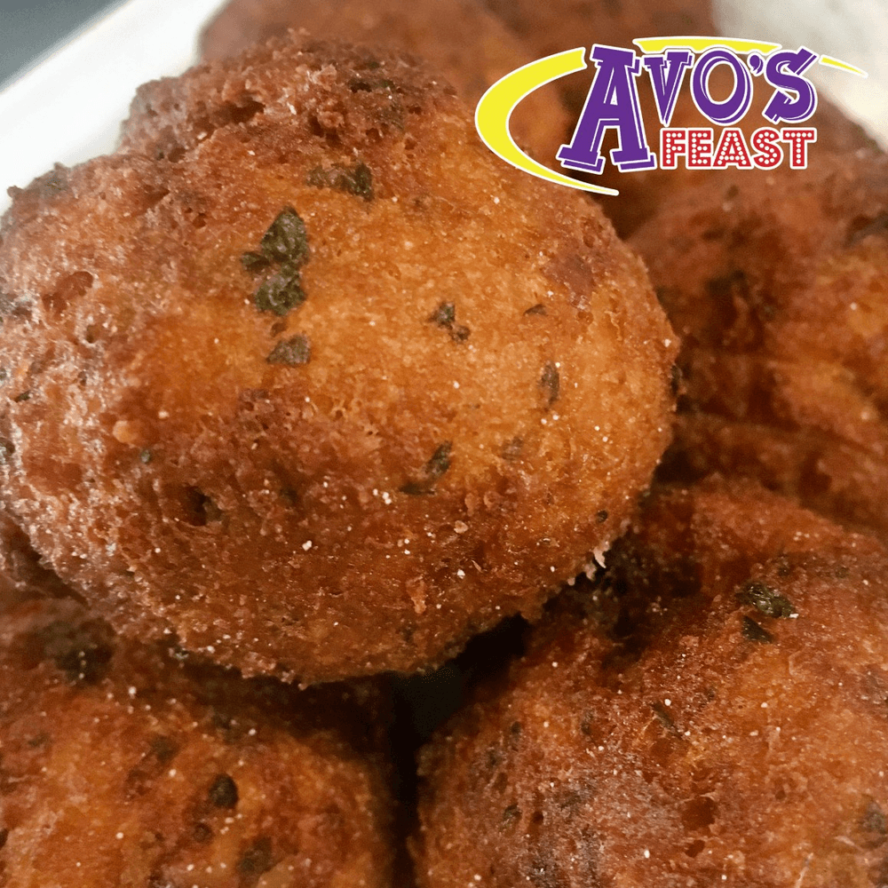 Avo's clam cakes