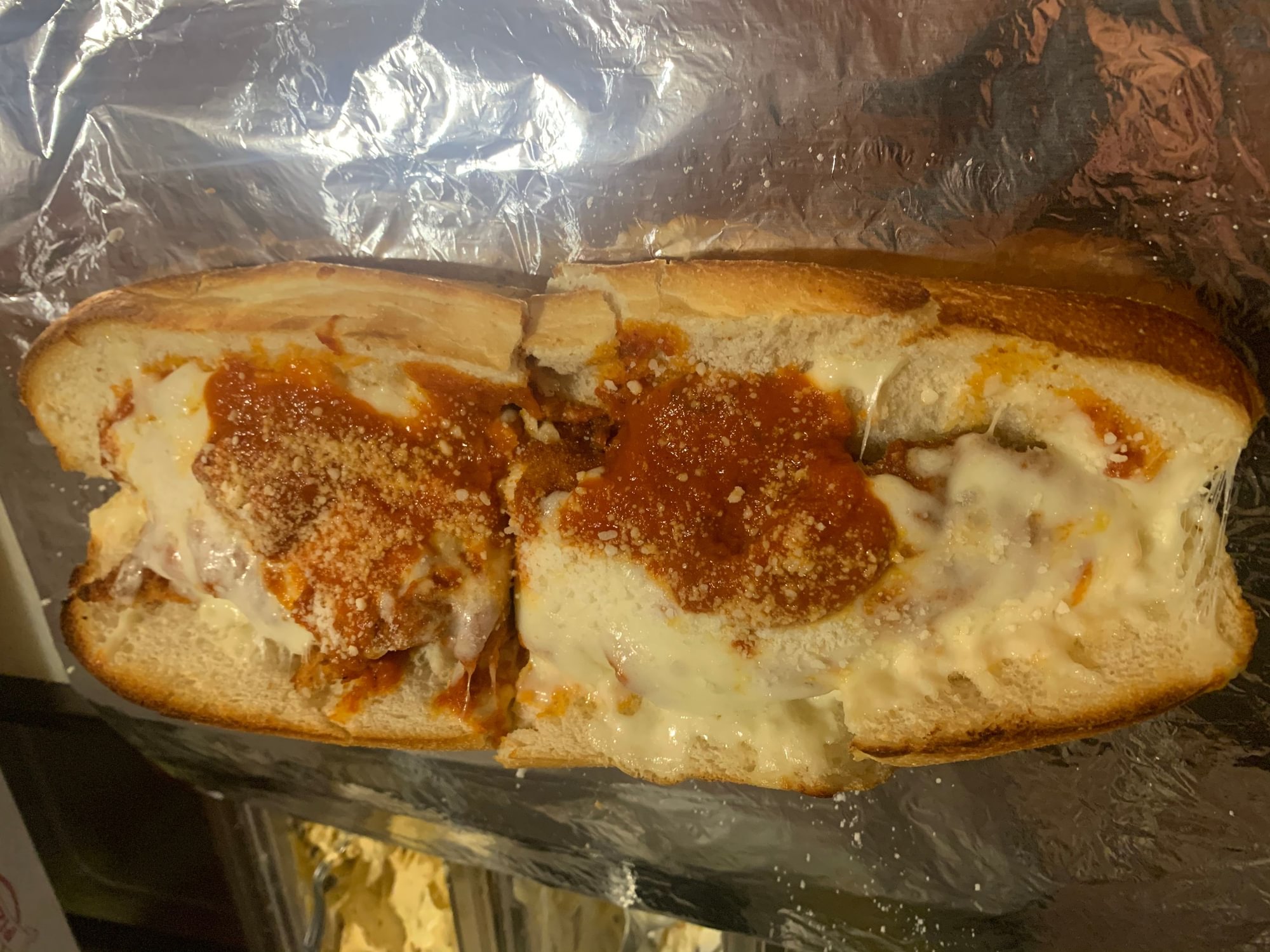 Chicken Parmigiana Sandwich