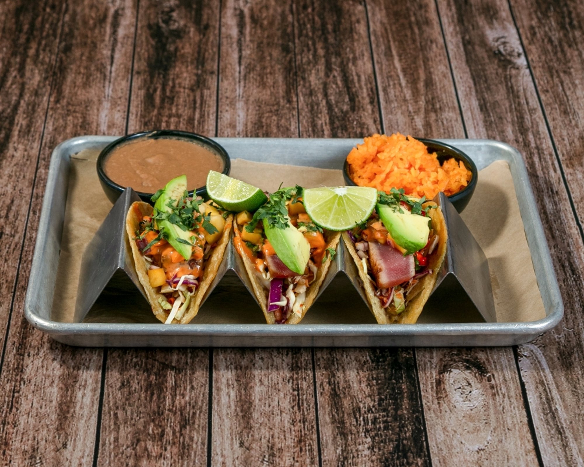 Seared Tuna Tacos