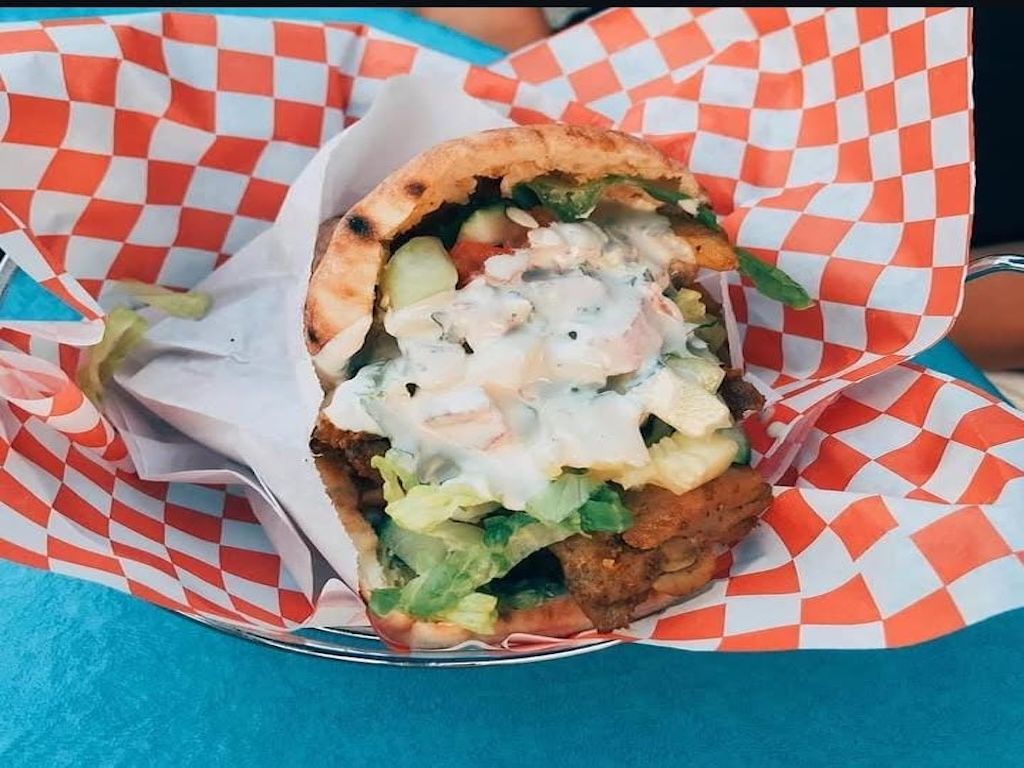 Chicken Gyros in Pita