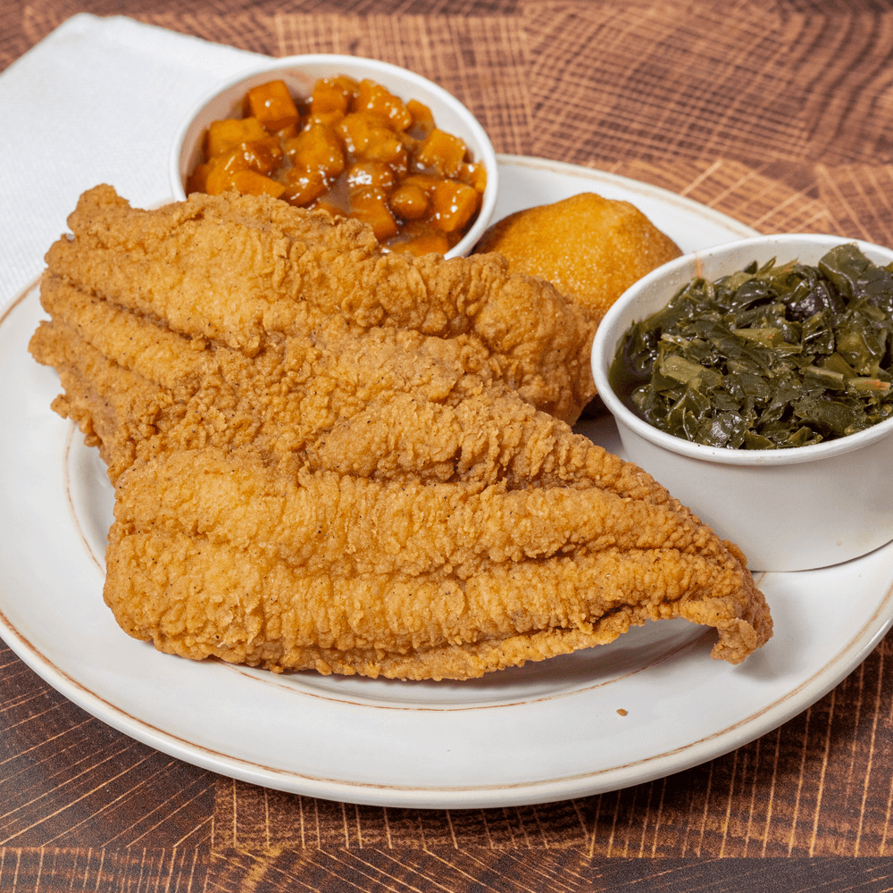 Catfish Dinner - 2pc w/2-Sides