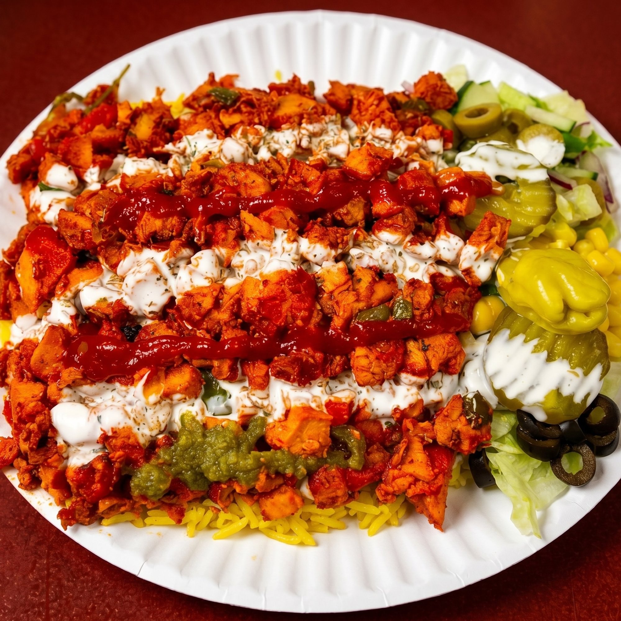 Chicken Rice Platter