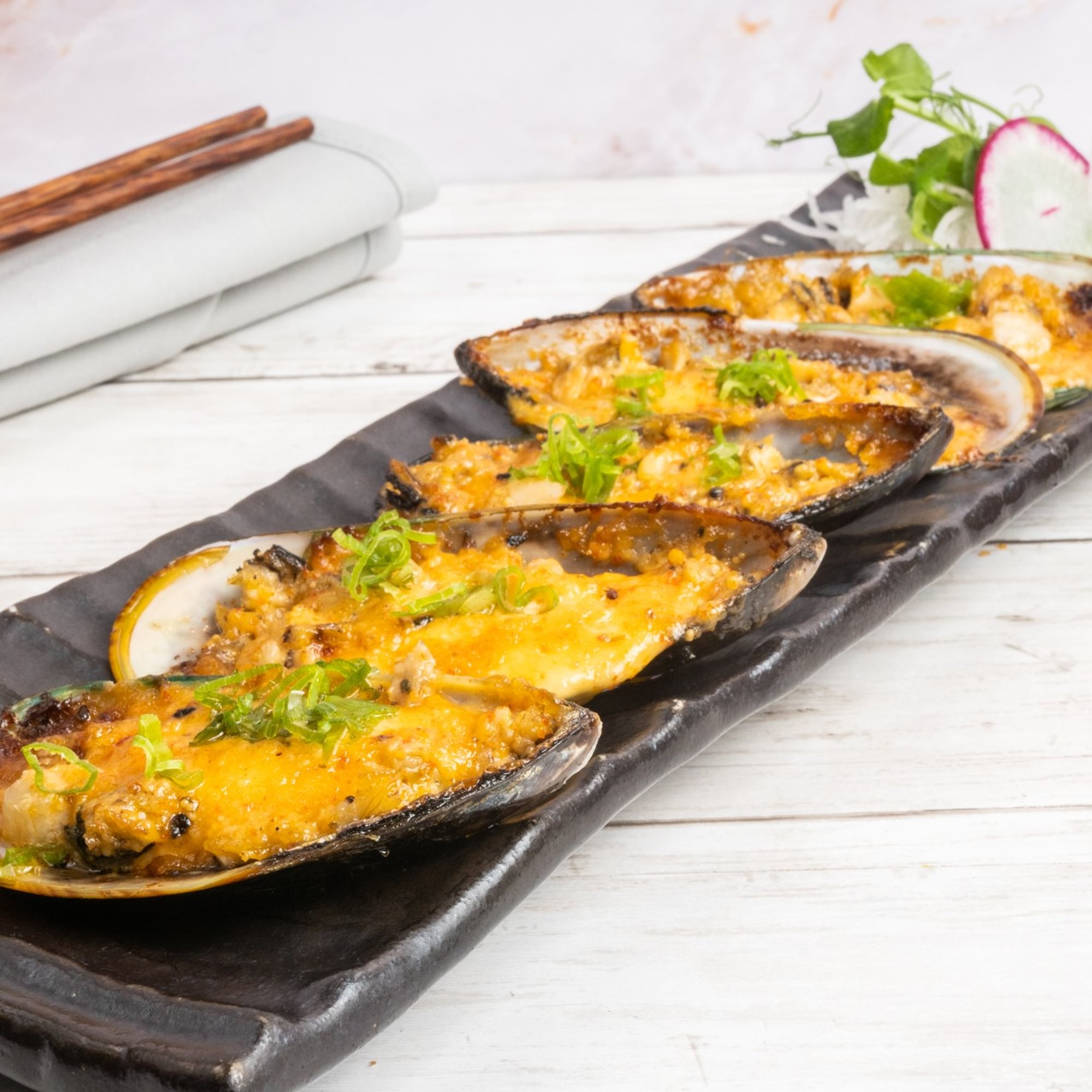 Baked Mussels